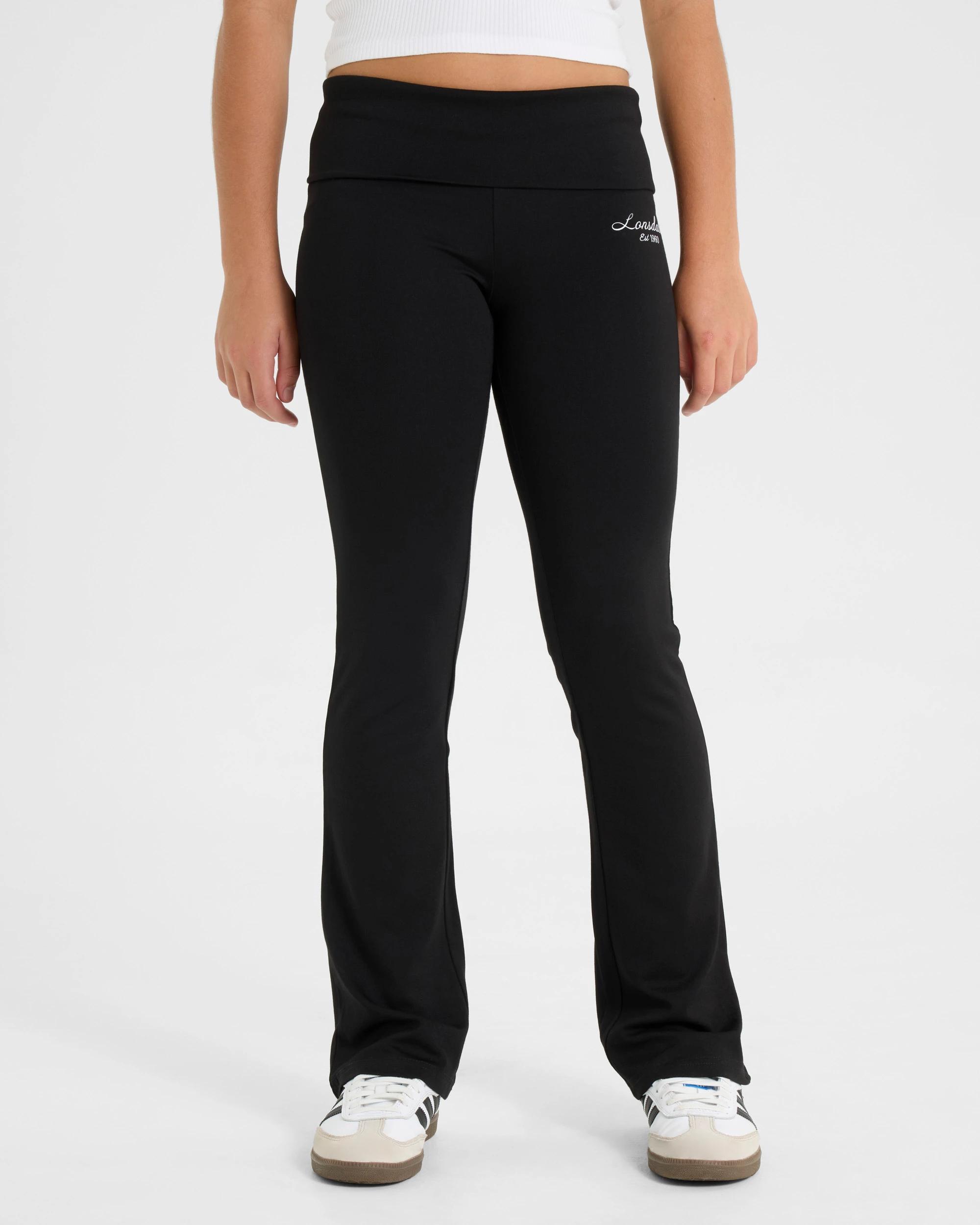 1 Lonsdale London Leisure Flare Pants BLACK, 1 of 5