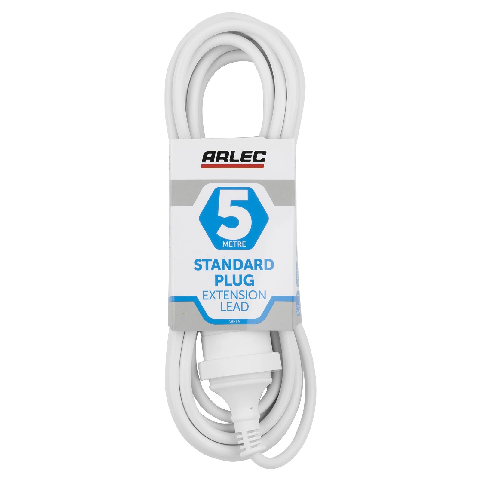 1 5m Arlec White Domestic Extension Lead, 1 of 2