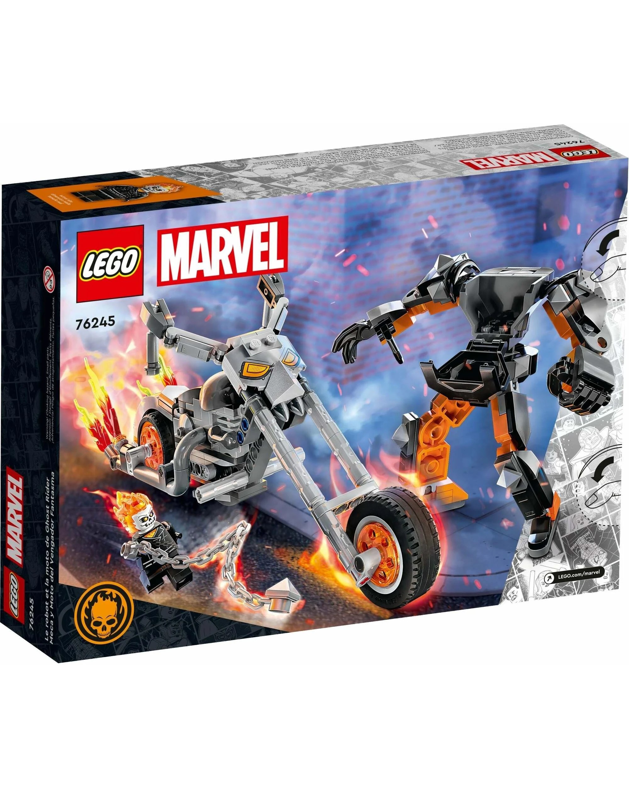 4 LEGO 76245 Ghost Rider Mech & Bike Marvel, 4 of 5