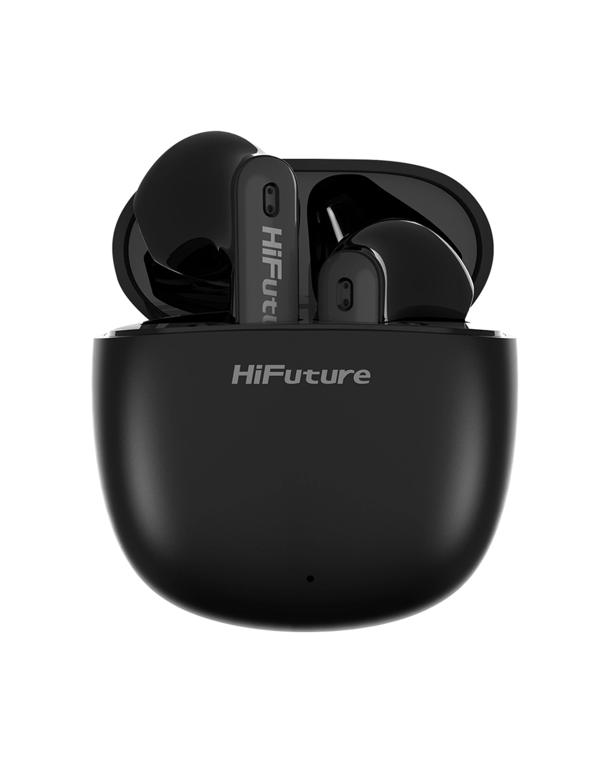 1 Hifuture Colourbuds2 True Wireless Bluetooth Soft Bass Earbuds Noise Cancel - Black, 1 of 10