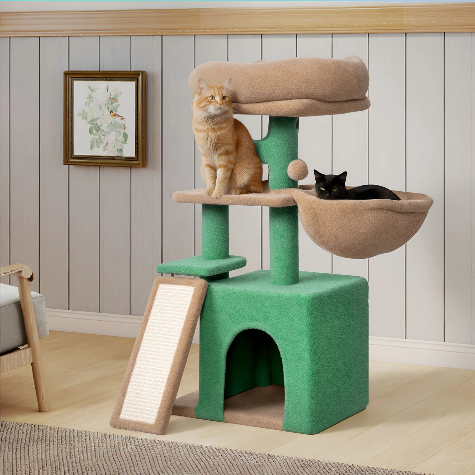 7 Pawz Cat Tree 80CM - Green, 7 of 9