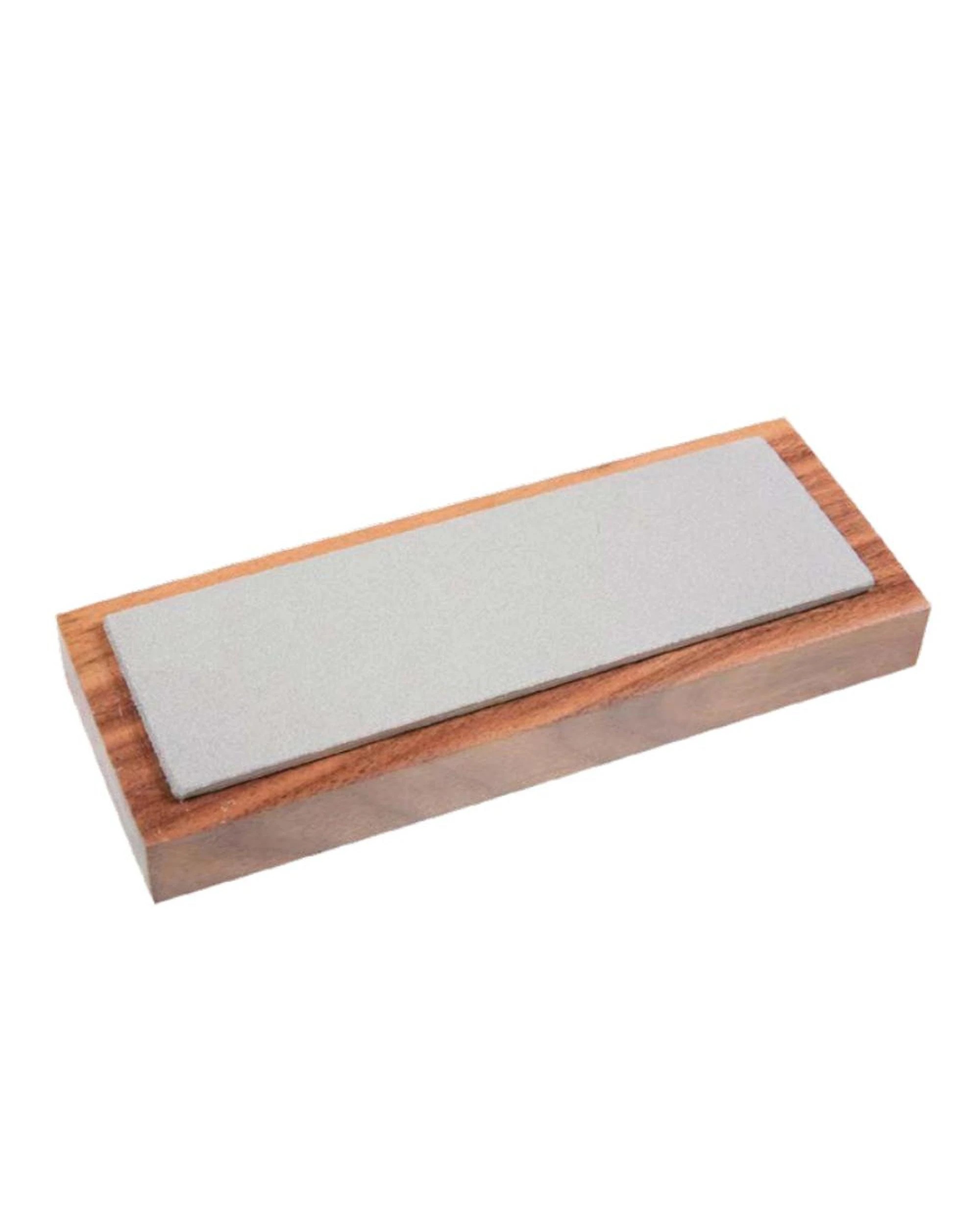 1 Eze Lap Bench Stone Sharpener 2 x 8" Wood Base  Fine 72F, 1 of 2