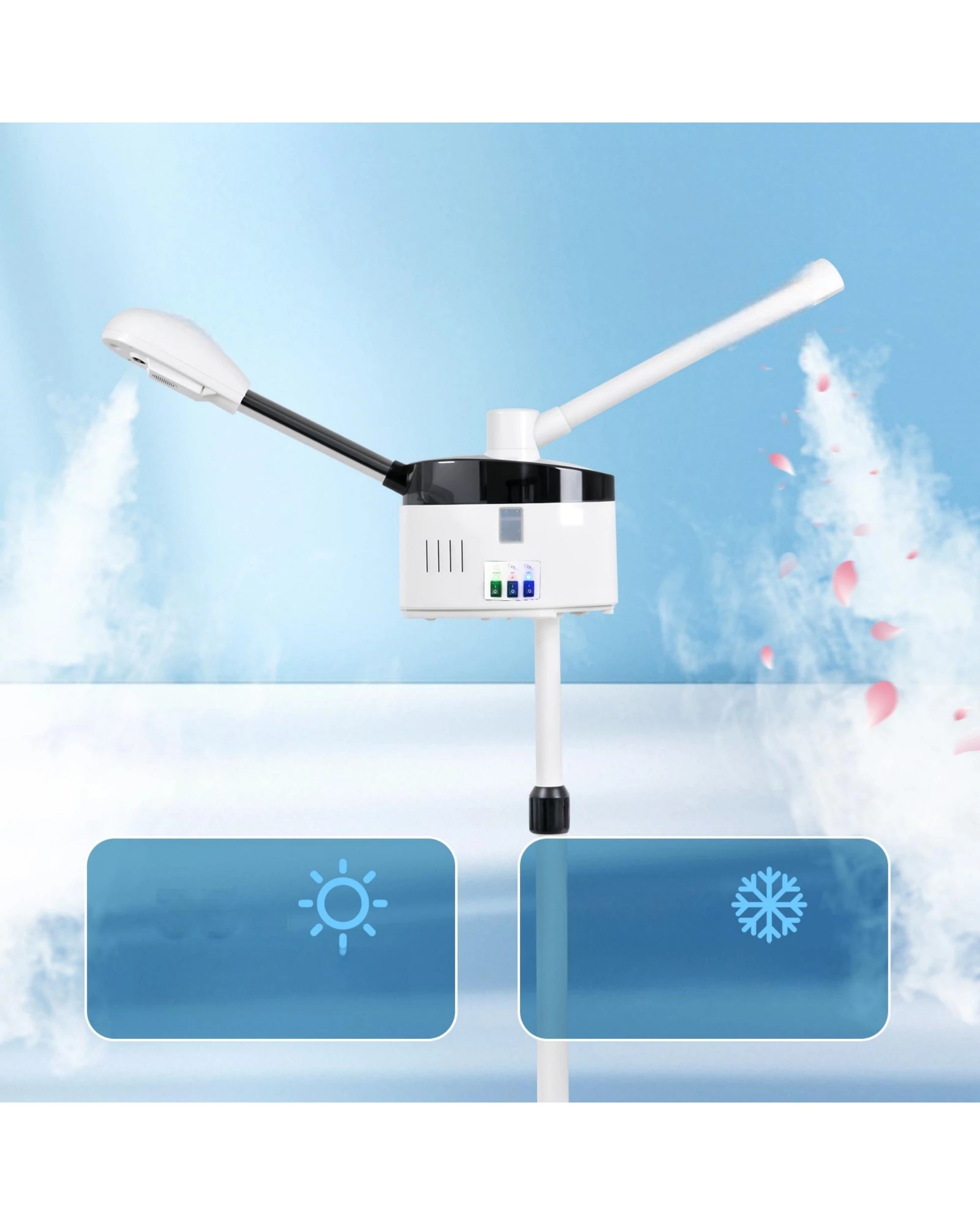 2 Advwin Facial Steamer for Clean Skin - White, 2 of 8