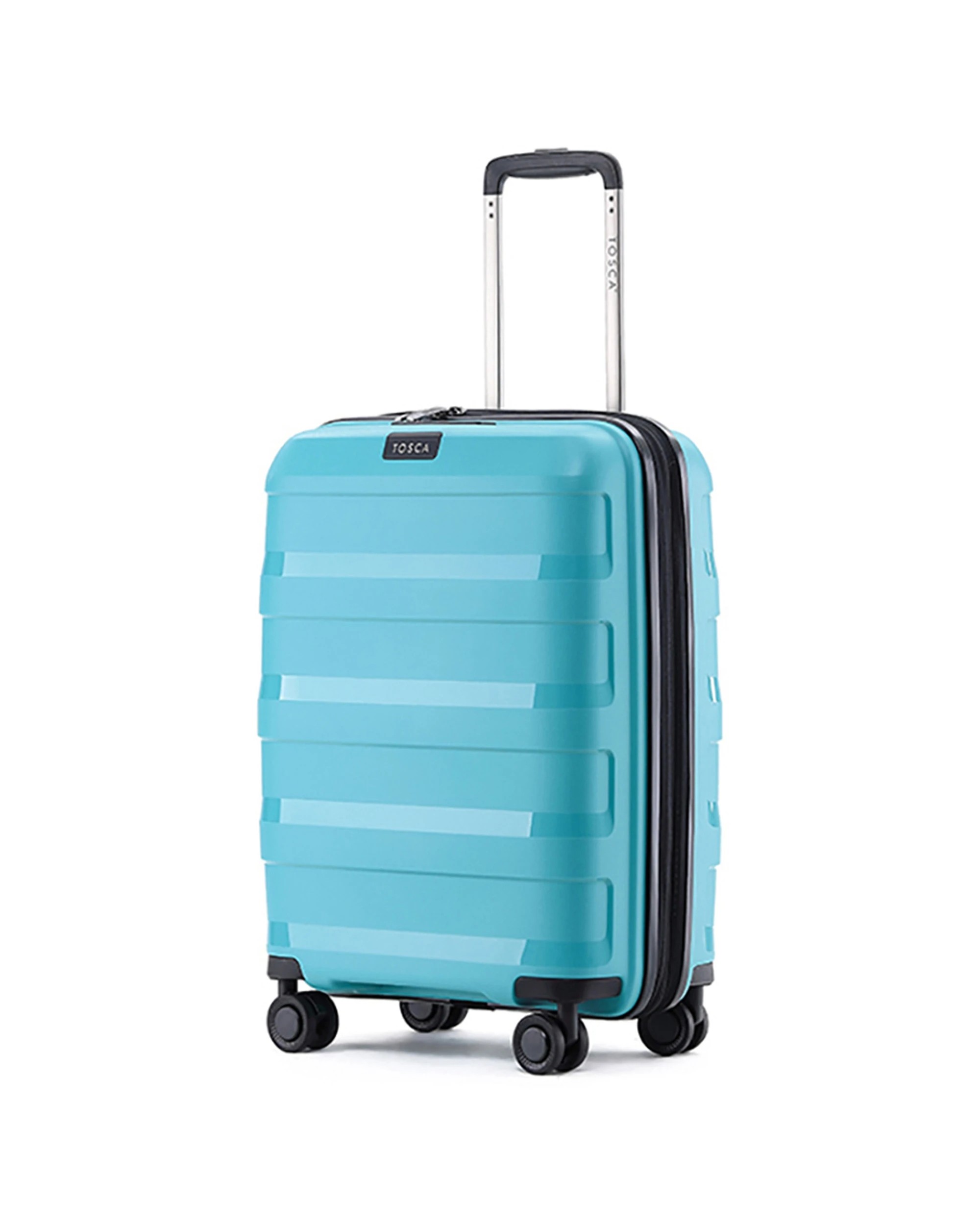 1 Tosca Comet Pp 20" Cabin Trolley Travel Suitcase Luggage - Blue, 1 of 5