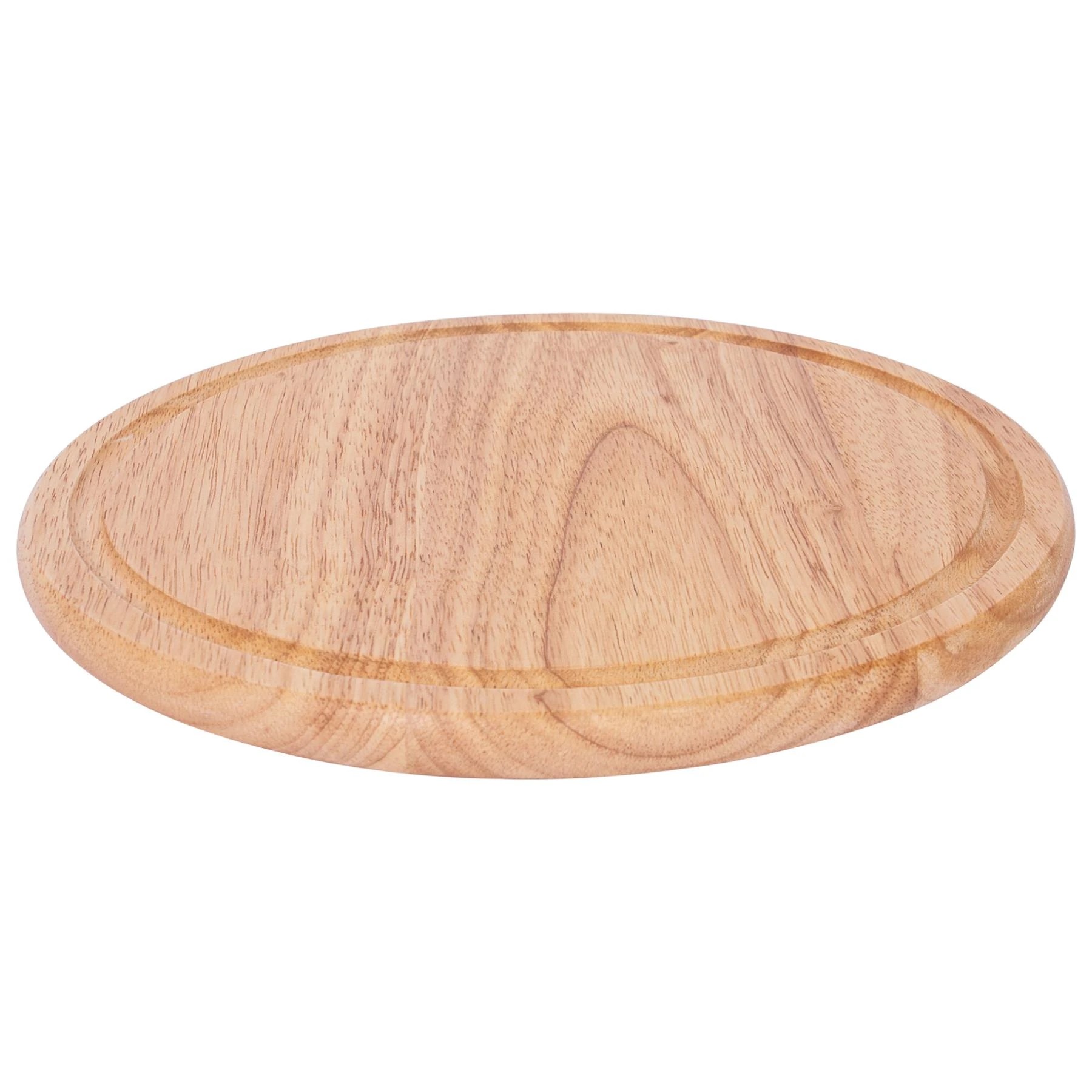 1 Argon Tableware Round Wooden Chopping Board - 30cm - Brown, 1 of 8