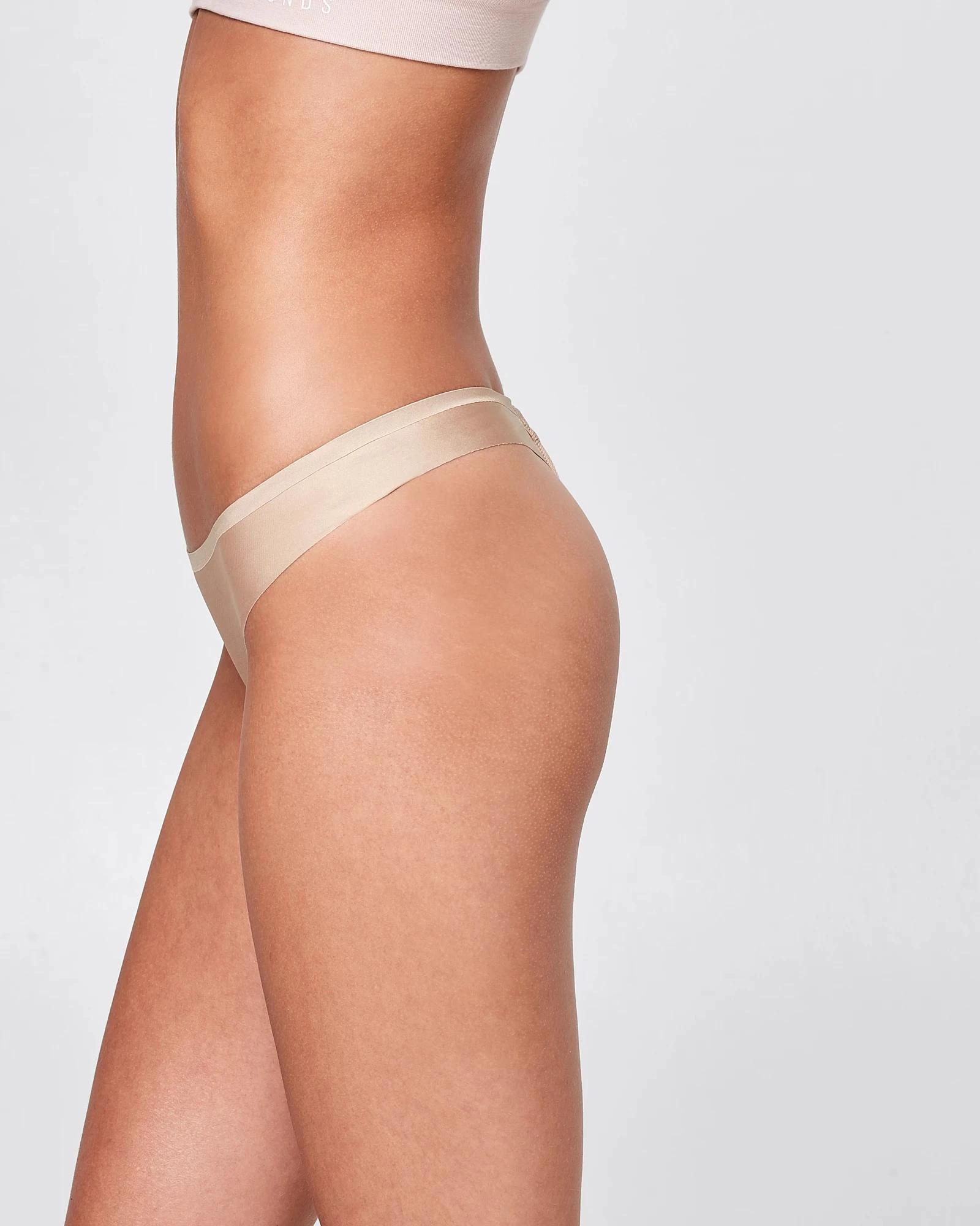 5 Target 2 Pack Bonded No Show G-String Briefs LATTE BROWN, 5 of 6