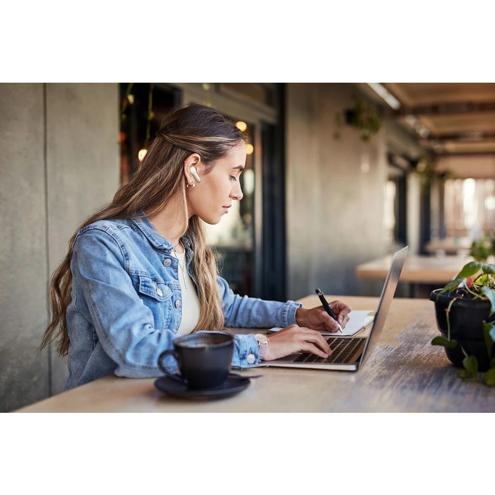 4 Creative Zen Air Plus Wireless Earbuds Cream, 4 of 4