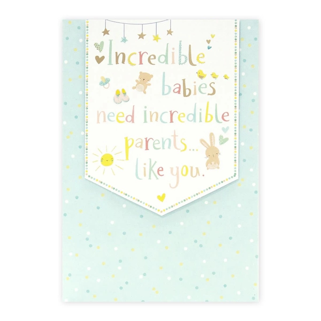 3 Connections from Hallmark Multiple Births Baby Congratulations Card - Incredible Parents, 3 of 3