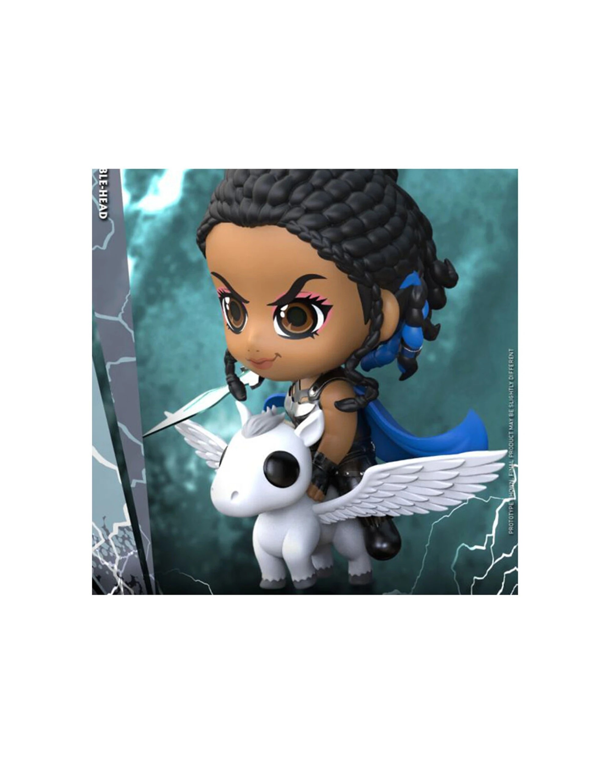 2 Thor 4 Love And Thunder Valkyrie Cosbaby Action Figure Marvel Collectible - Multi, 2 of 3