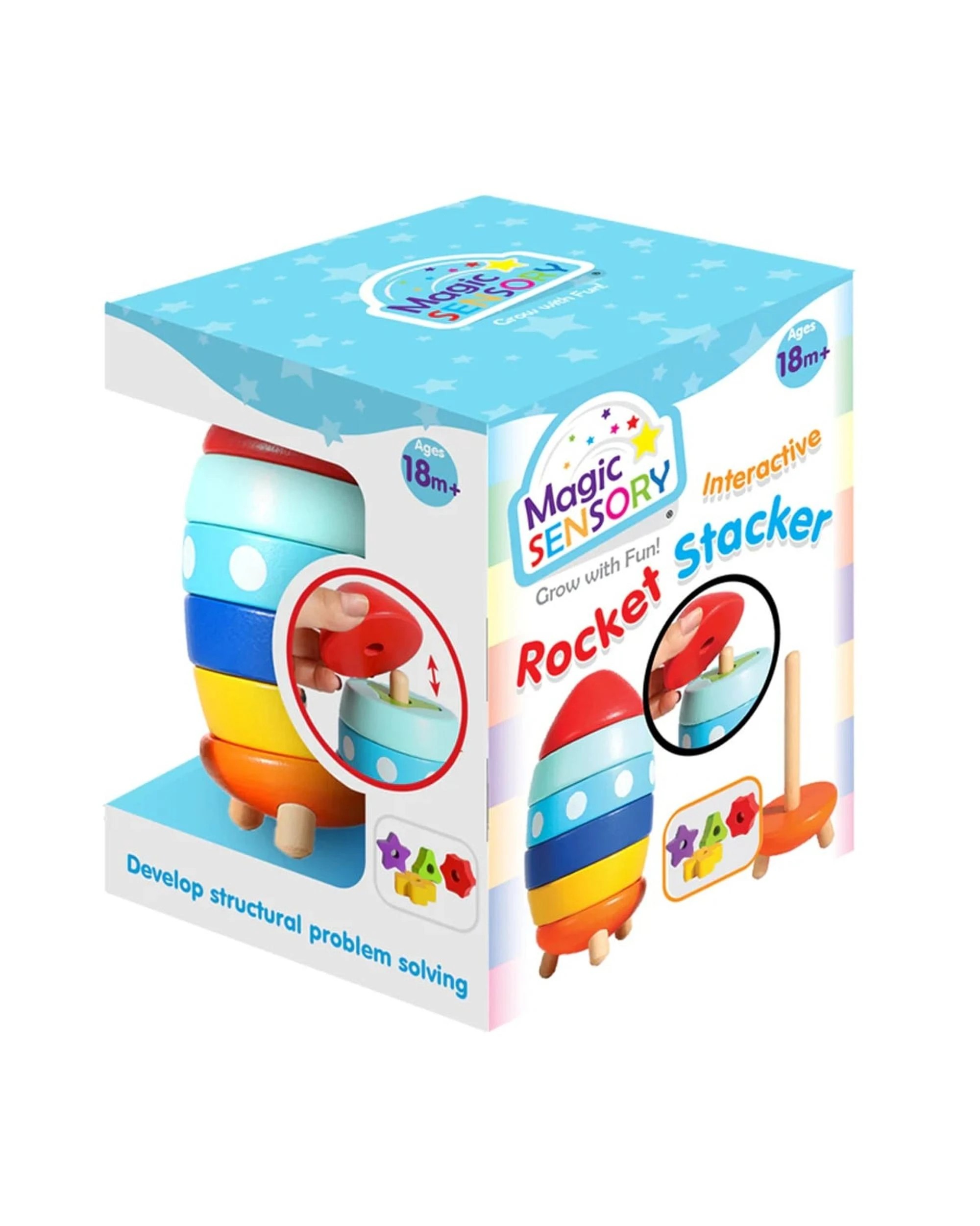 5 Magic Sensory Interactive Rocket Stacker, 5 of 6