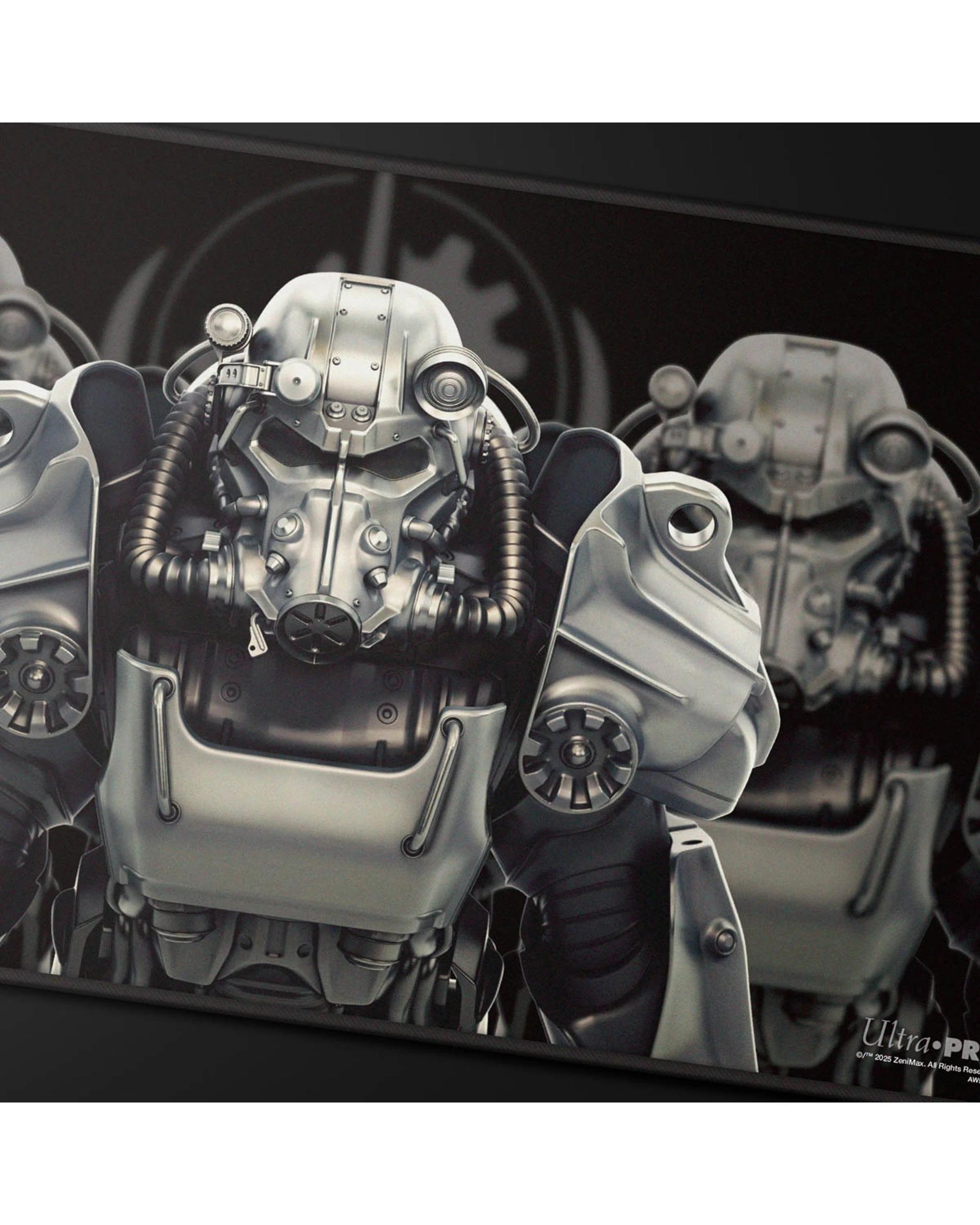 3 Ultra Pro Fallout: Brotherhood of Steel Black-Stitched Playmat - Black, 3 of 3