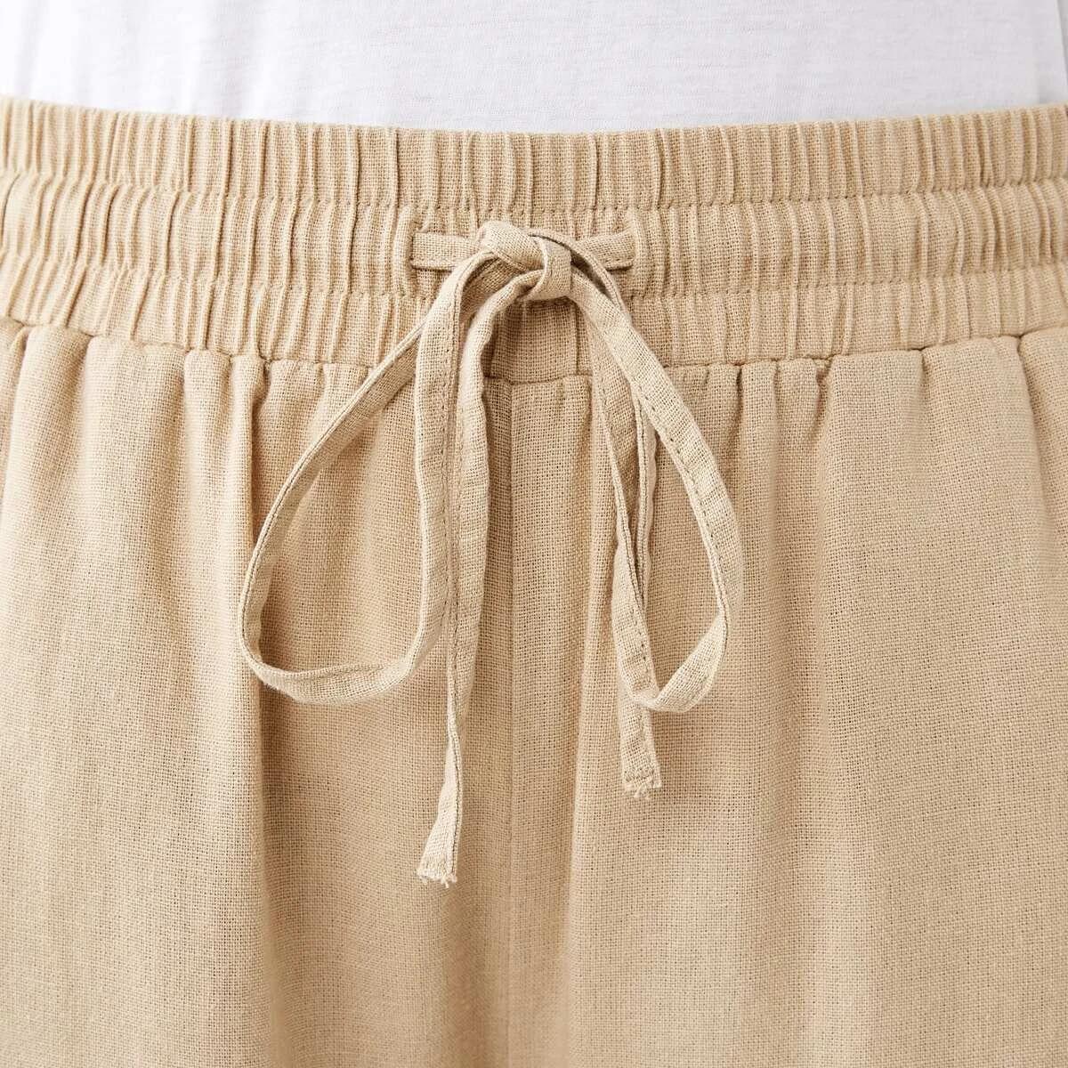 4 Linen Blend Wide Leg Pants LARK, 4 of 5