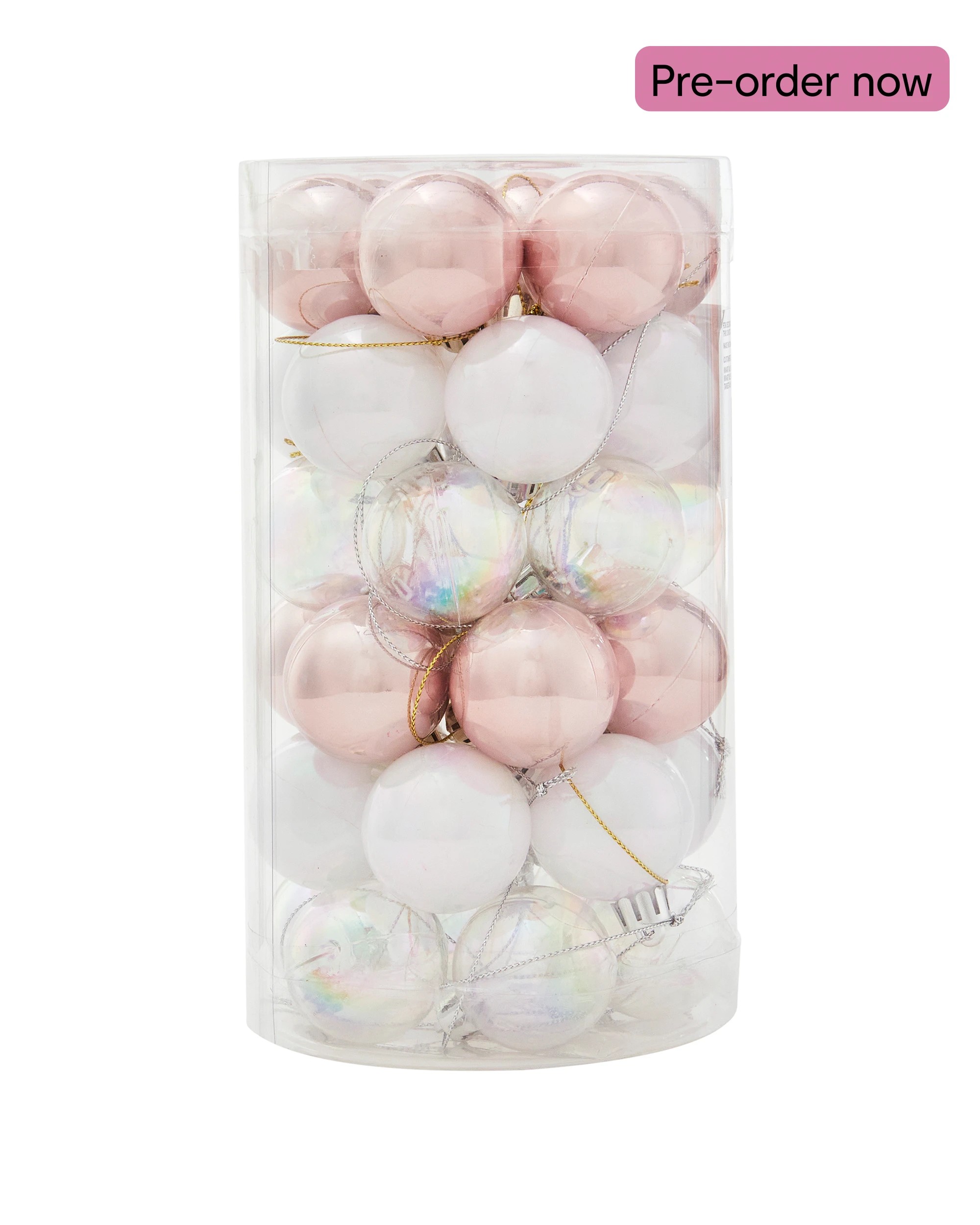 1 36 Pack 4cm Whimsy Baubles, 1 of 7