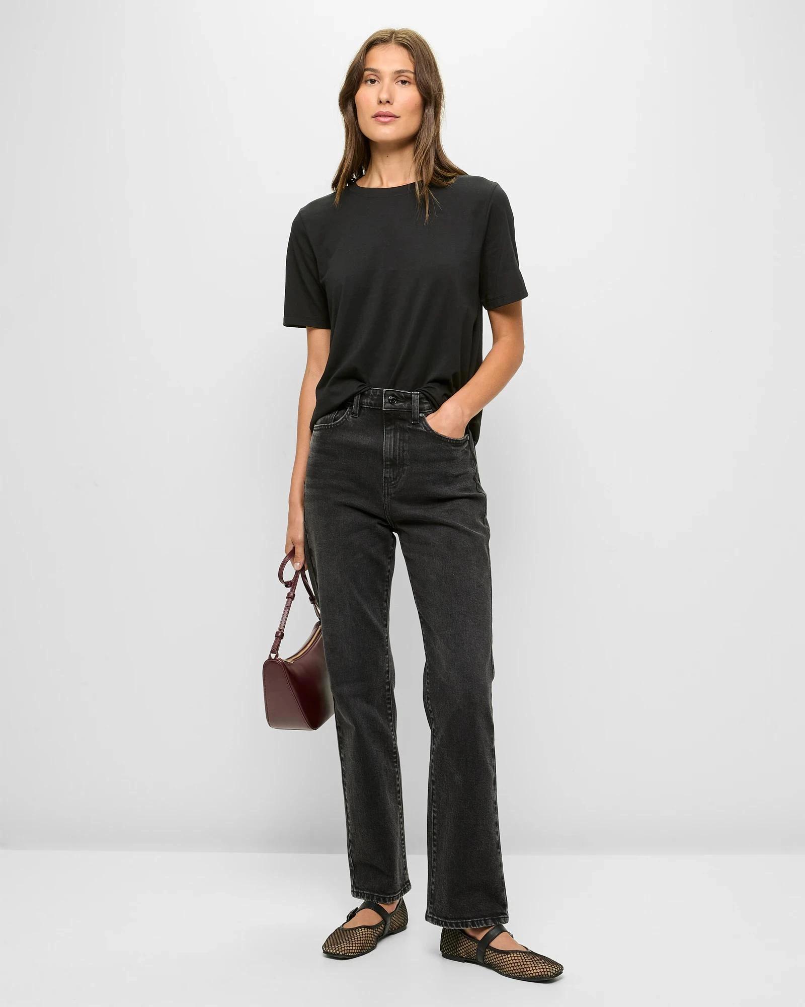 2 Target Australian Cotton Classic T-Shirt BLACK, 2 of 5