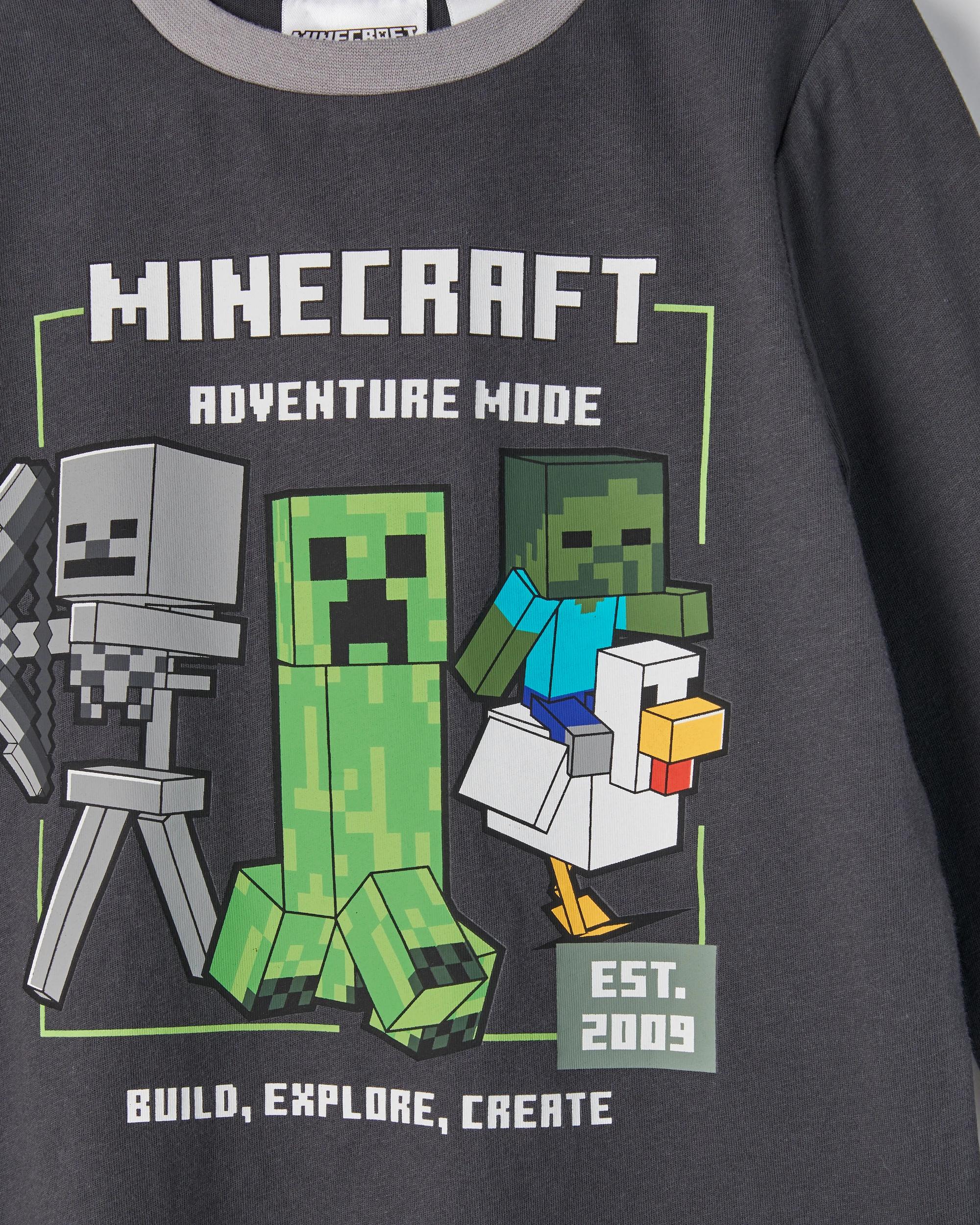 4 Minecraft Australian Cotton 2 Pack Younger Boys Knit Pyjama Set MINECRAFT, 4 of 5