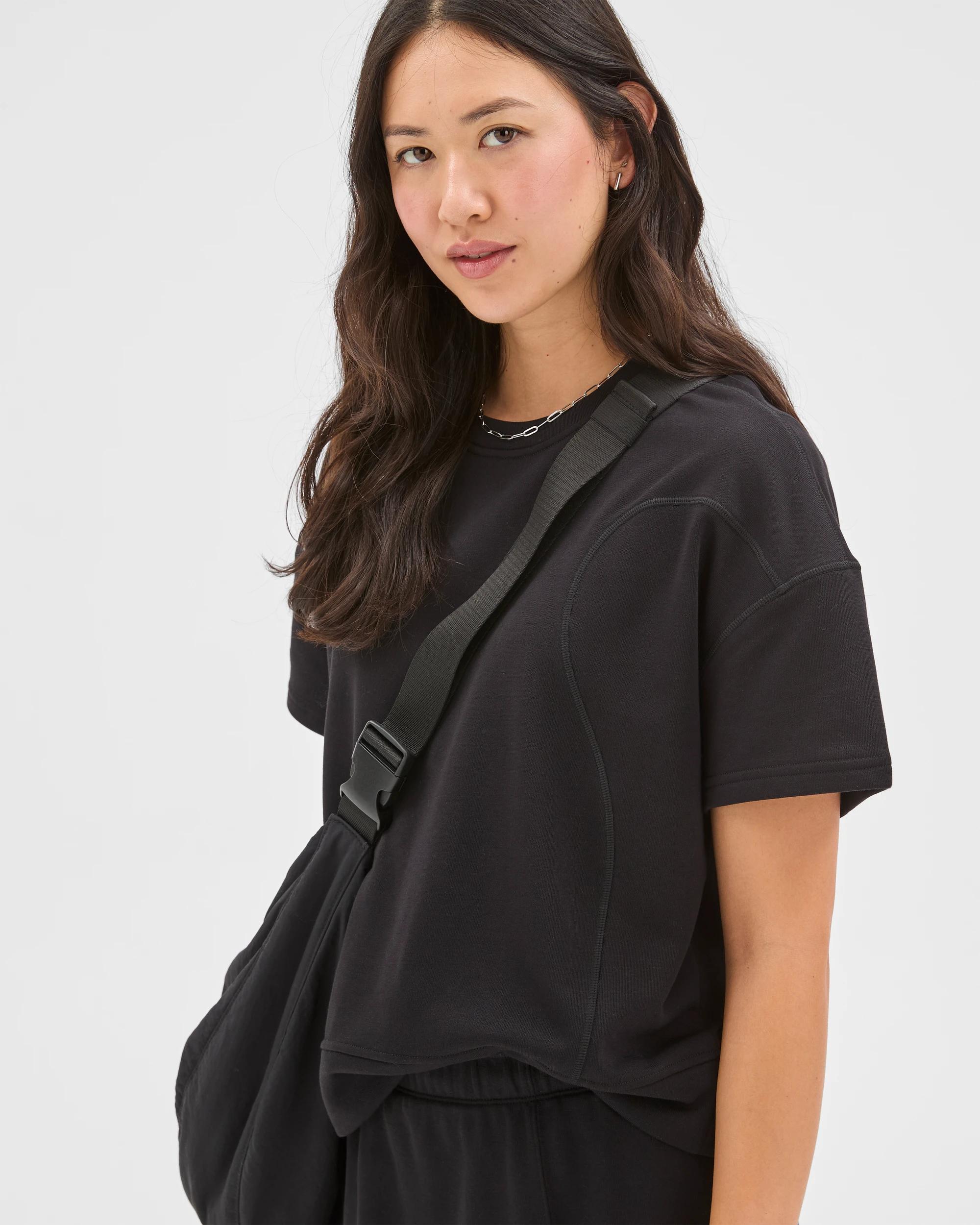 3 Target Active Active Australian Cotton Blend Knit T-Shirt BLACK, 3 of 7