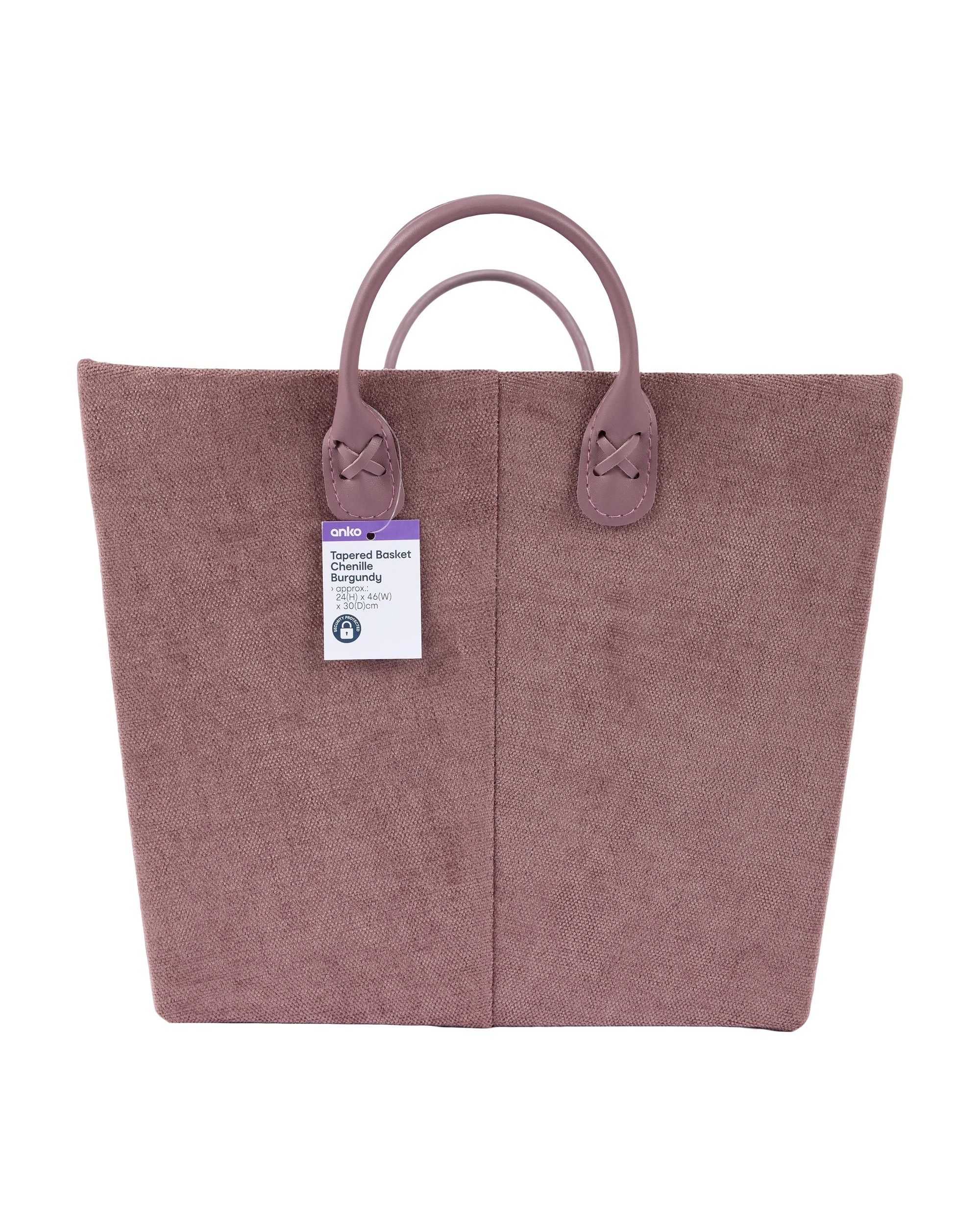 5 Tapered Chenille Basket - Burgundy, 5 of 5