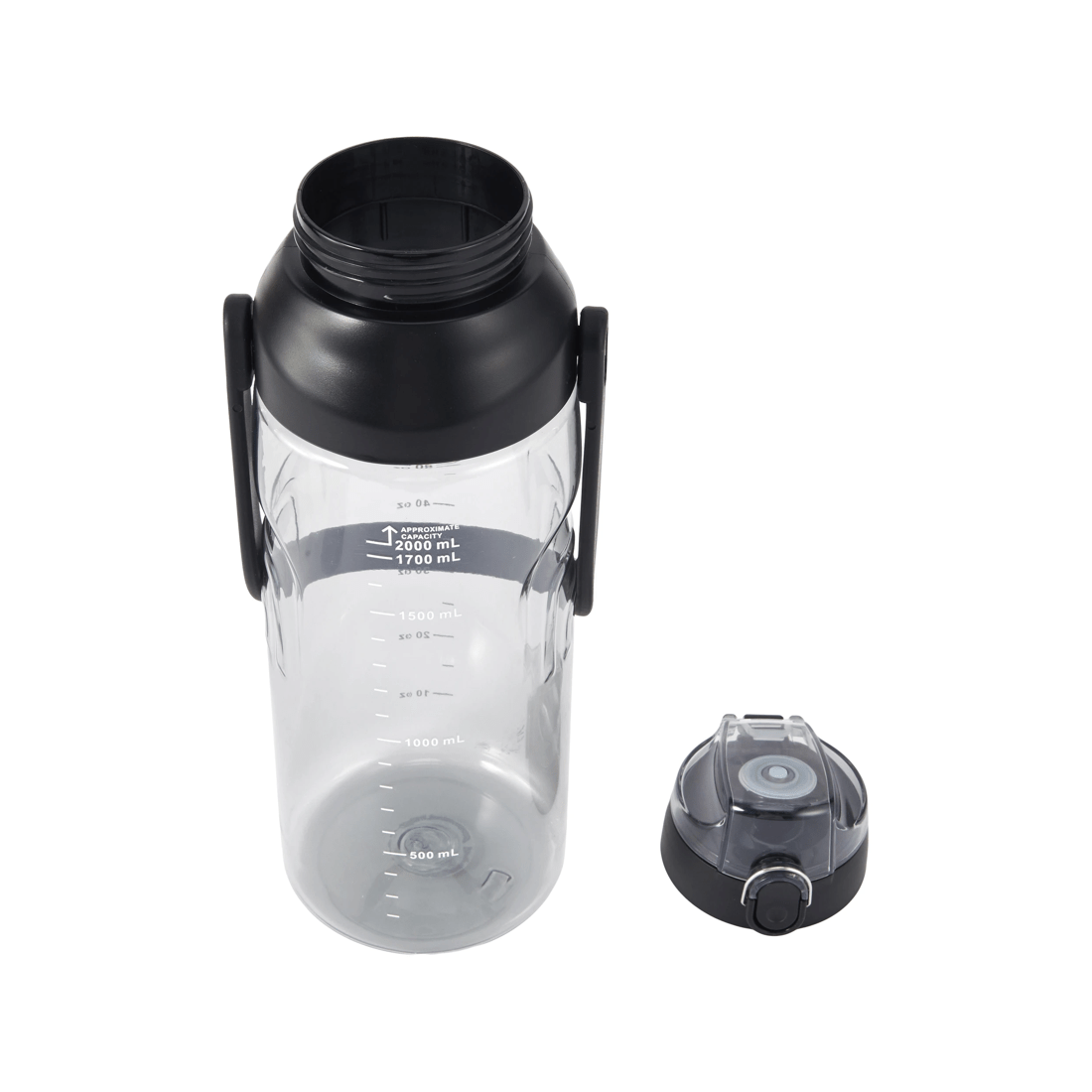 4 2L Grey Drink Bottle with Handle, 4 of 7