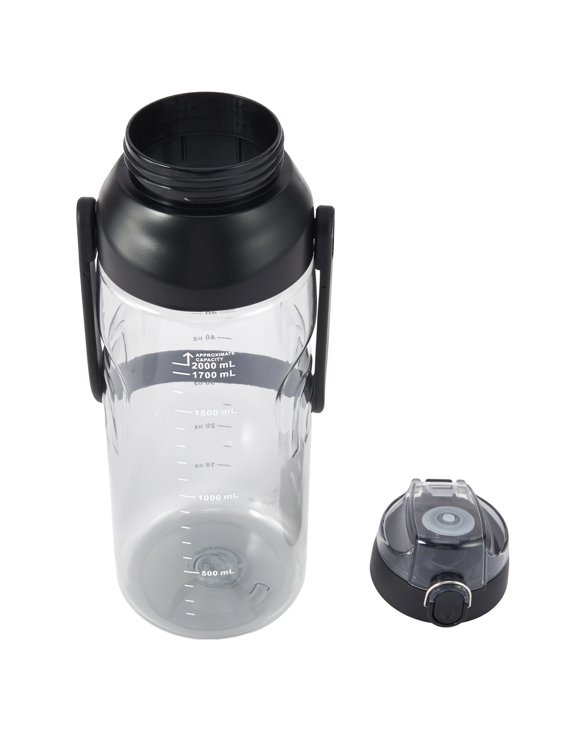 4 2L Grey Drink Bottle with Handle, 4 of 7