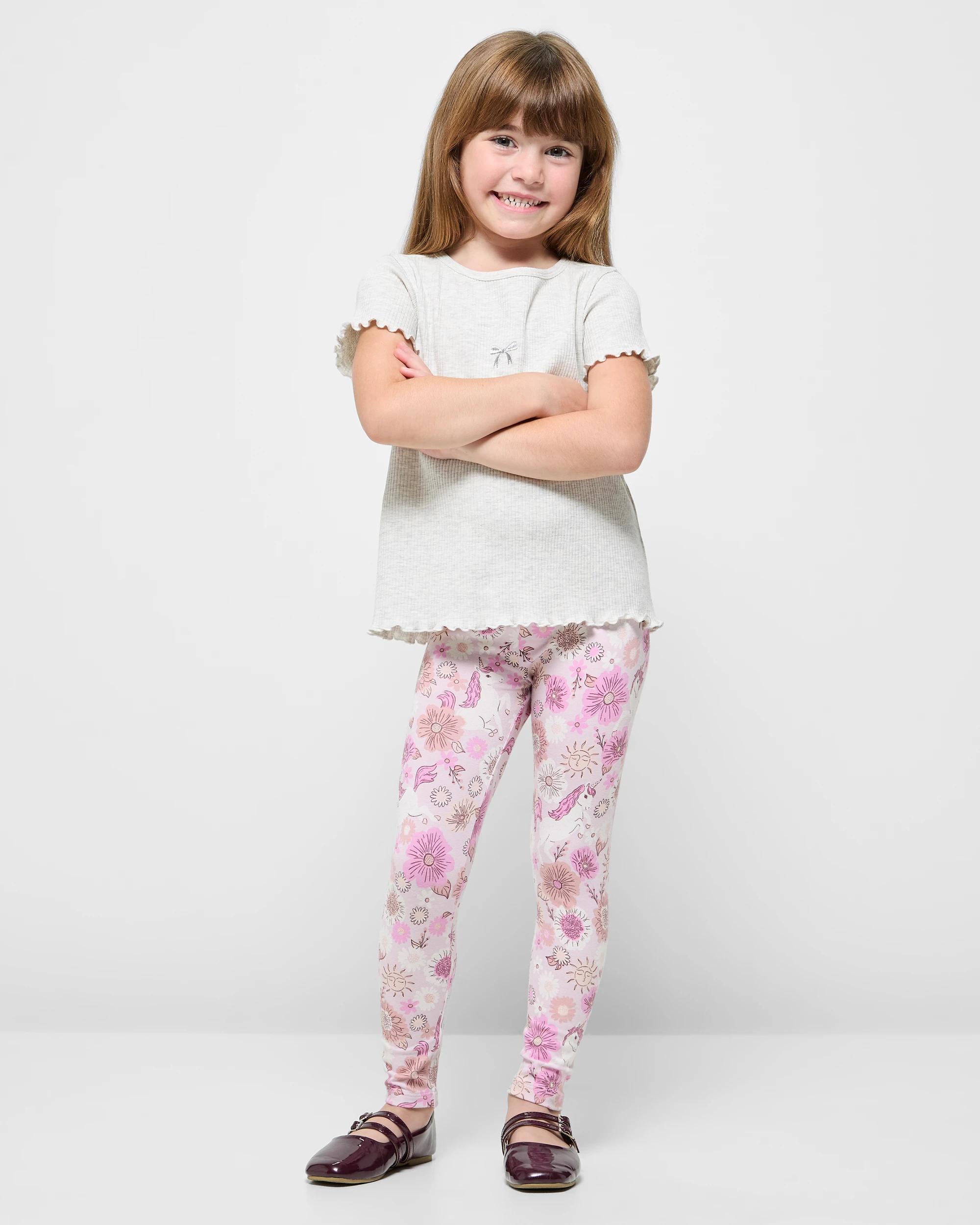 2 Target Australian Cotton Print Leggings UNICORN, 2 of 5