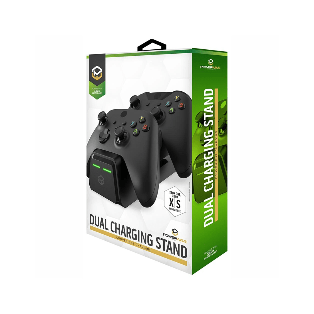 1 Powerwave Xbox Dual Charging Stand - Black, 1 of 4