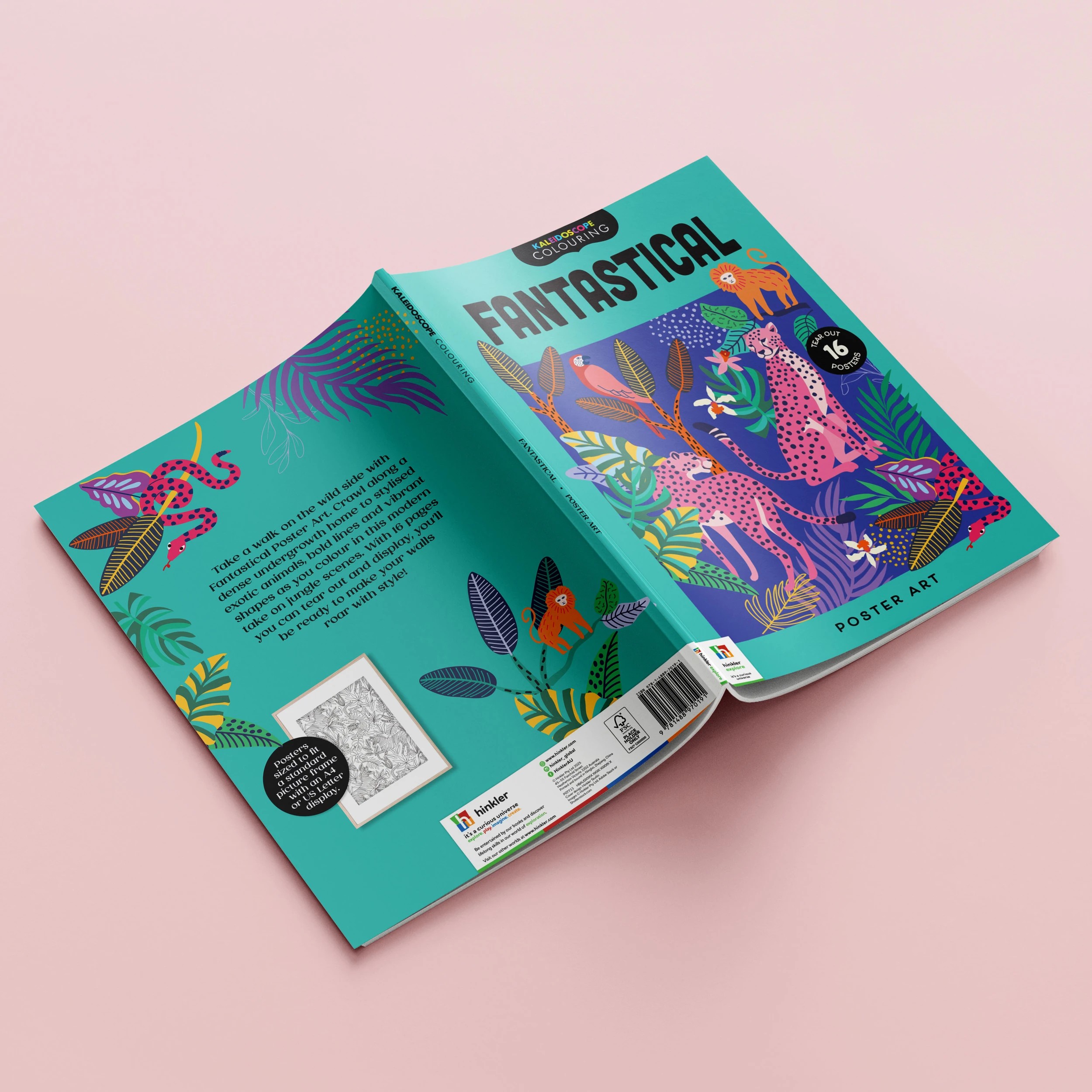 3 Kaleidoscope Colouring Fantastical Poster Art​ - Book, 3 of 4