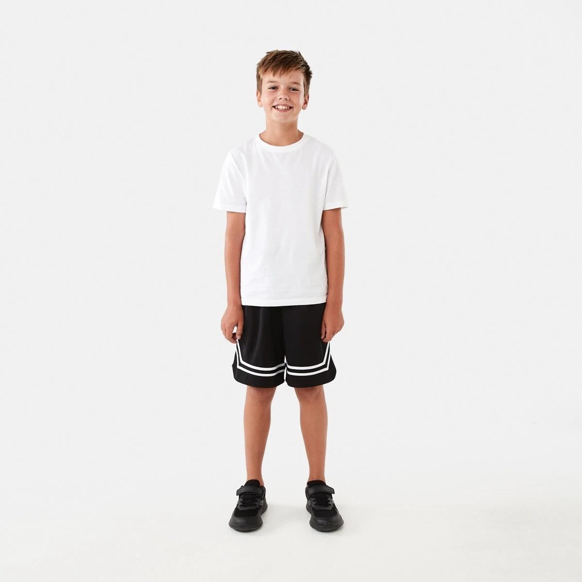 6 Active Kids Basketball Shorts Black, 6 of 9