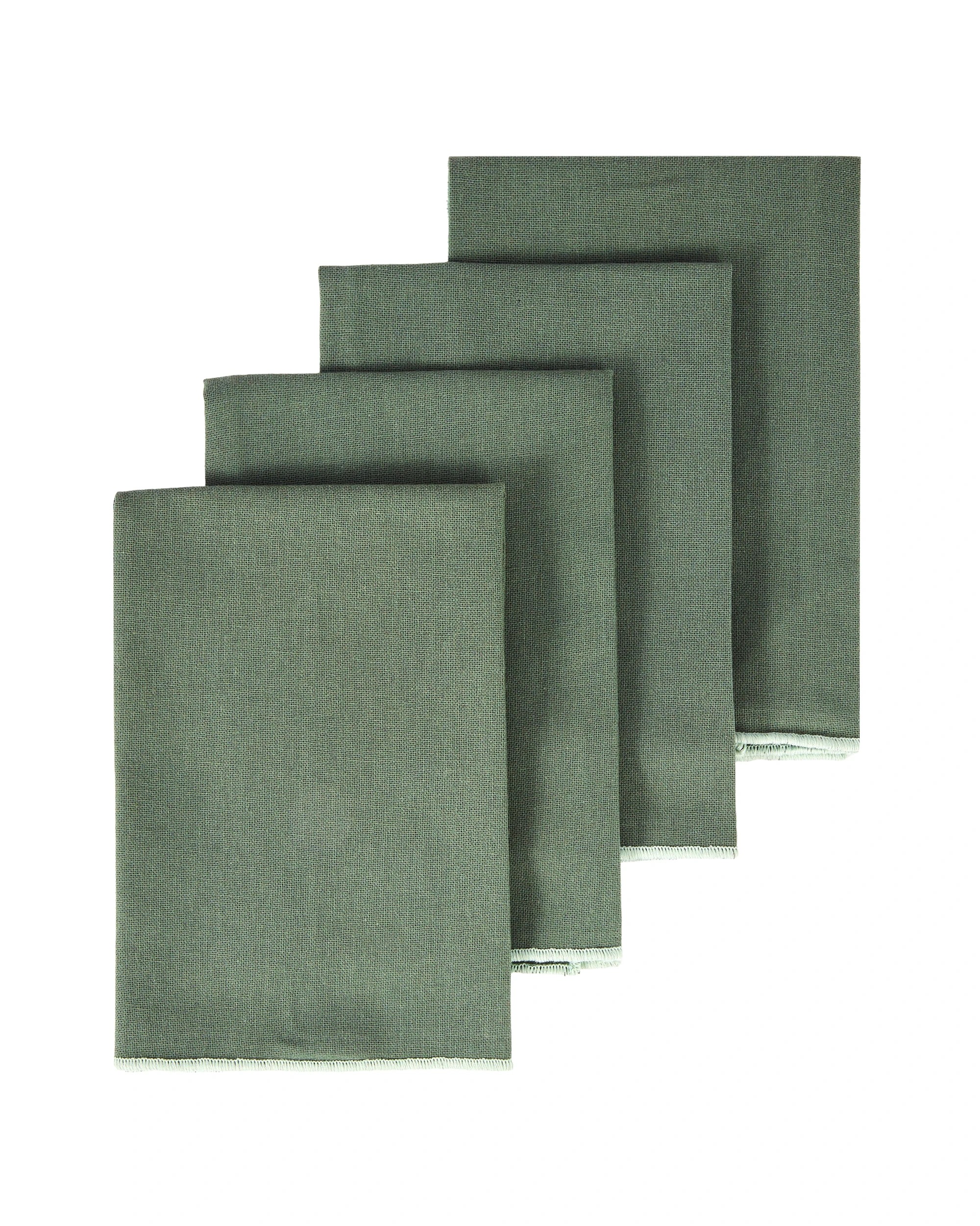 1 4 Green Napkins, 1 of 4