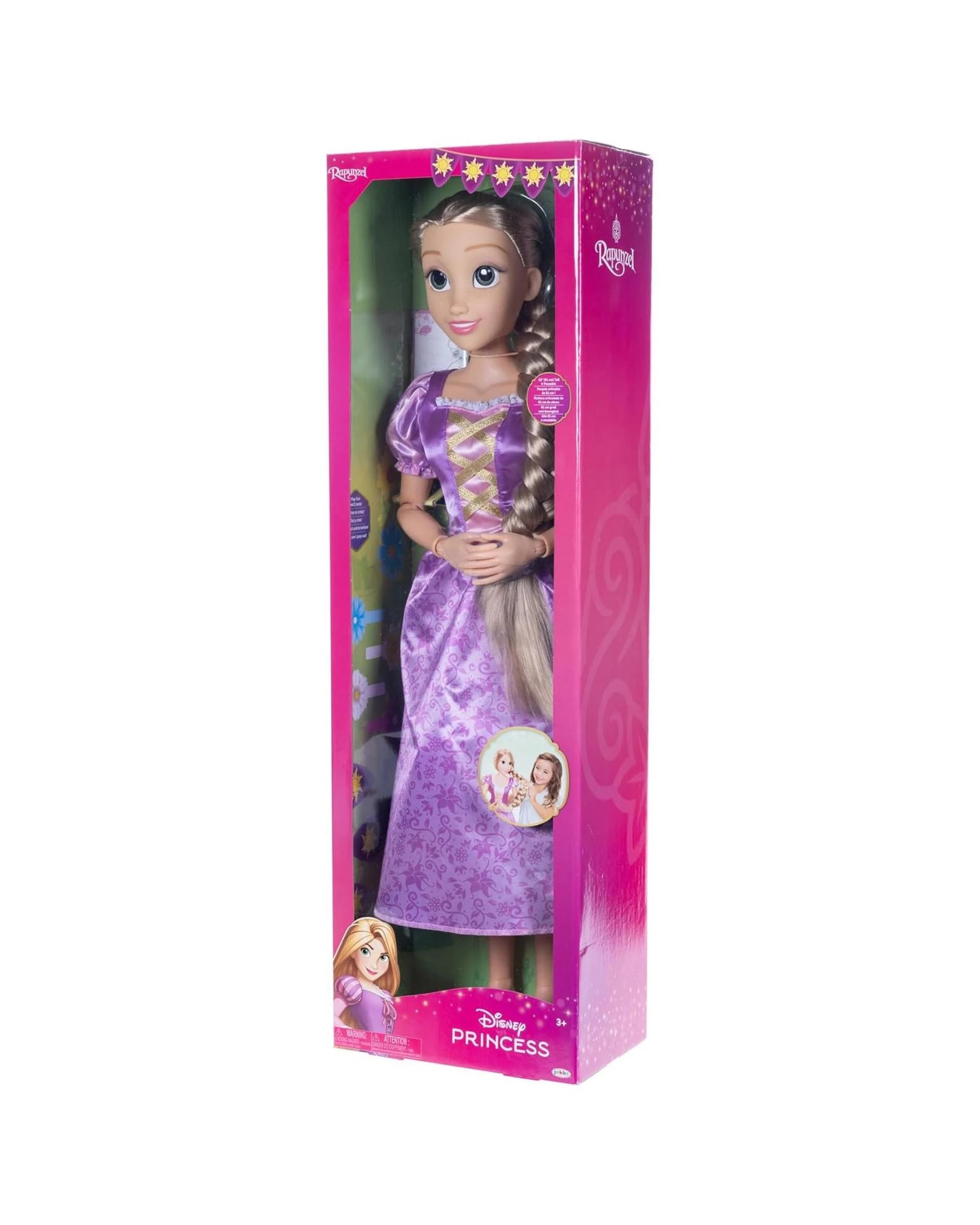 7 Disney Princess Playdate Rapunzel 32 inch Doll, 7 of 10
