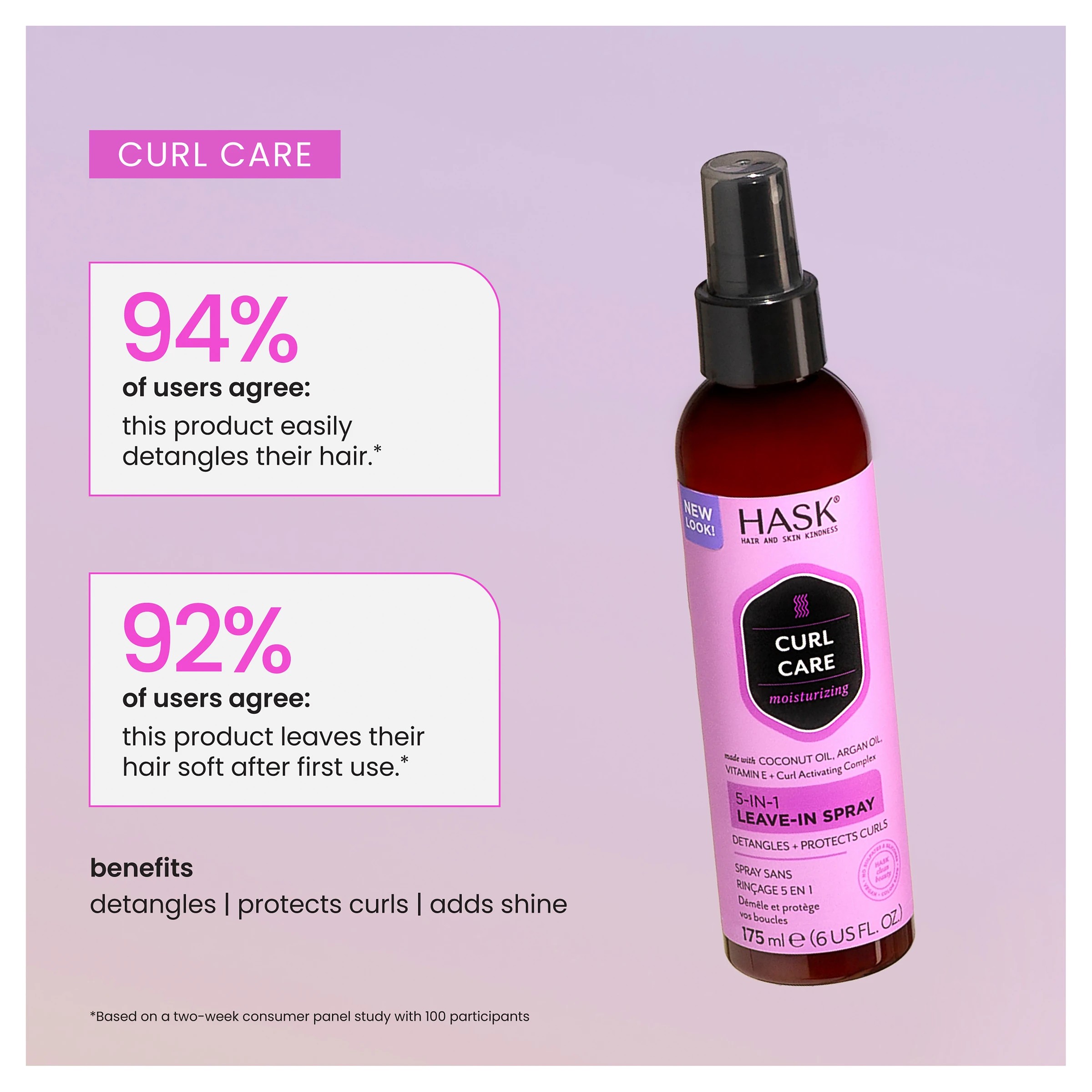 7 HASK Curl Care 5-in-1 Leave-in Spray - 175ml - Multi, 7 of 10