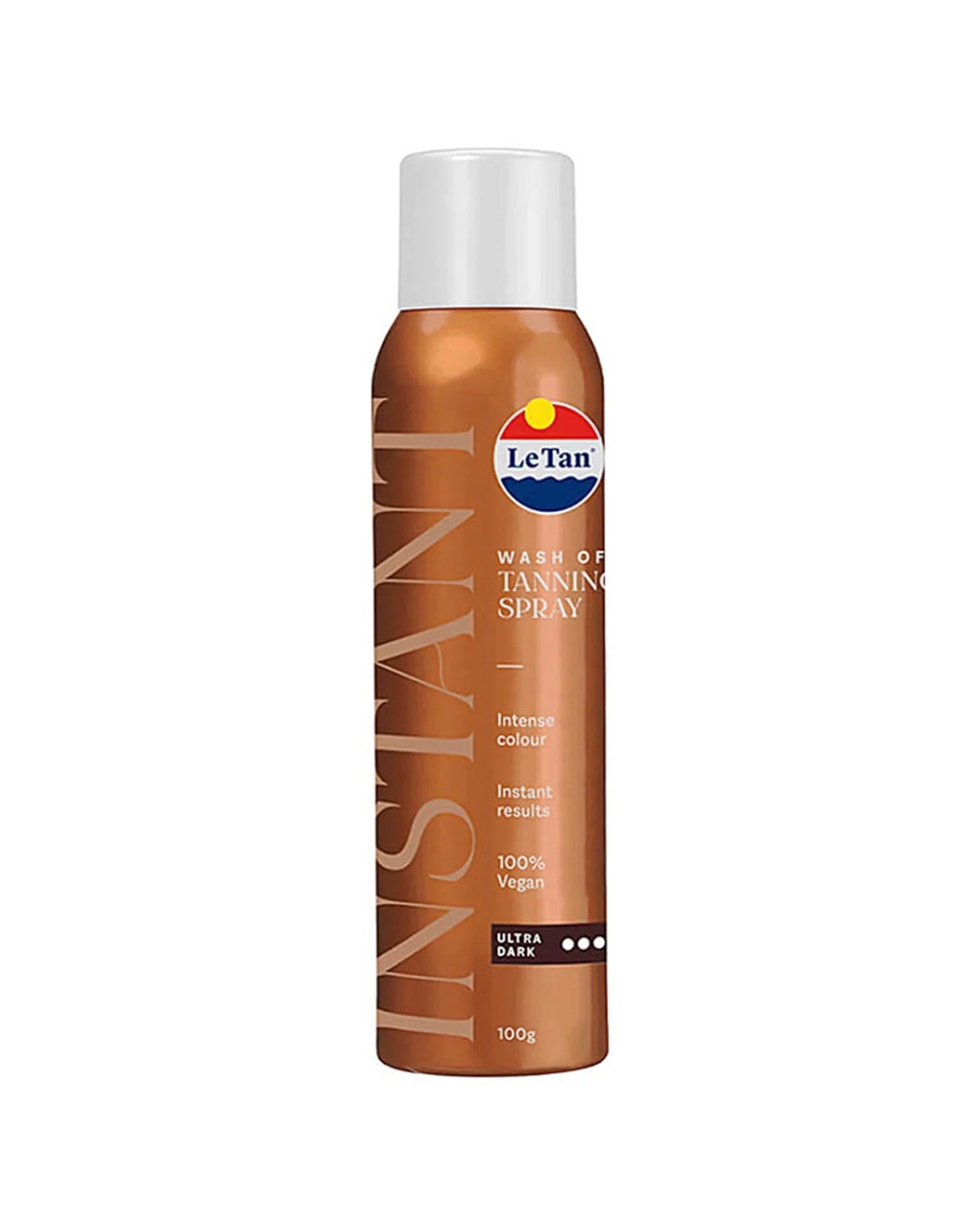 1 Le Tan Instant Wash Off Tanning Spray Ultra Dark 100g - Brown, 1 of 1