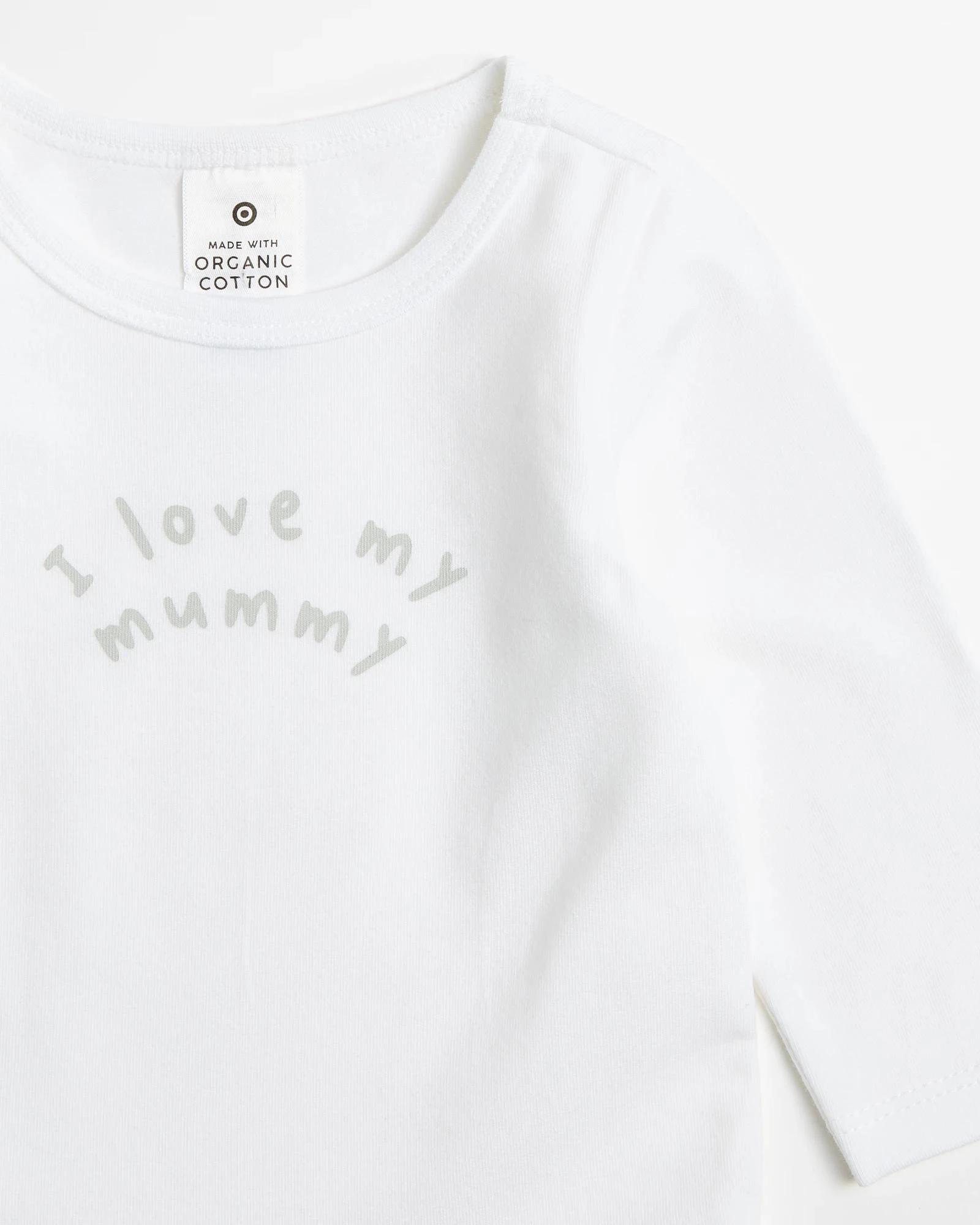 2 Target Baby Organic Cotton Bodysuit I LOVE MY MUMMY, 2 of 3