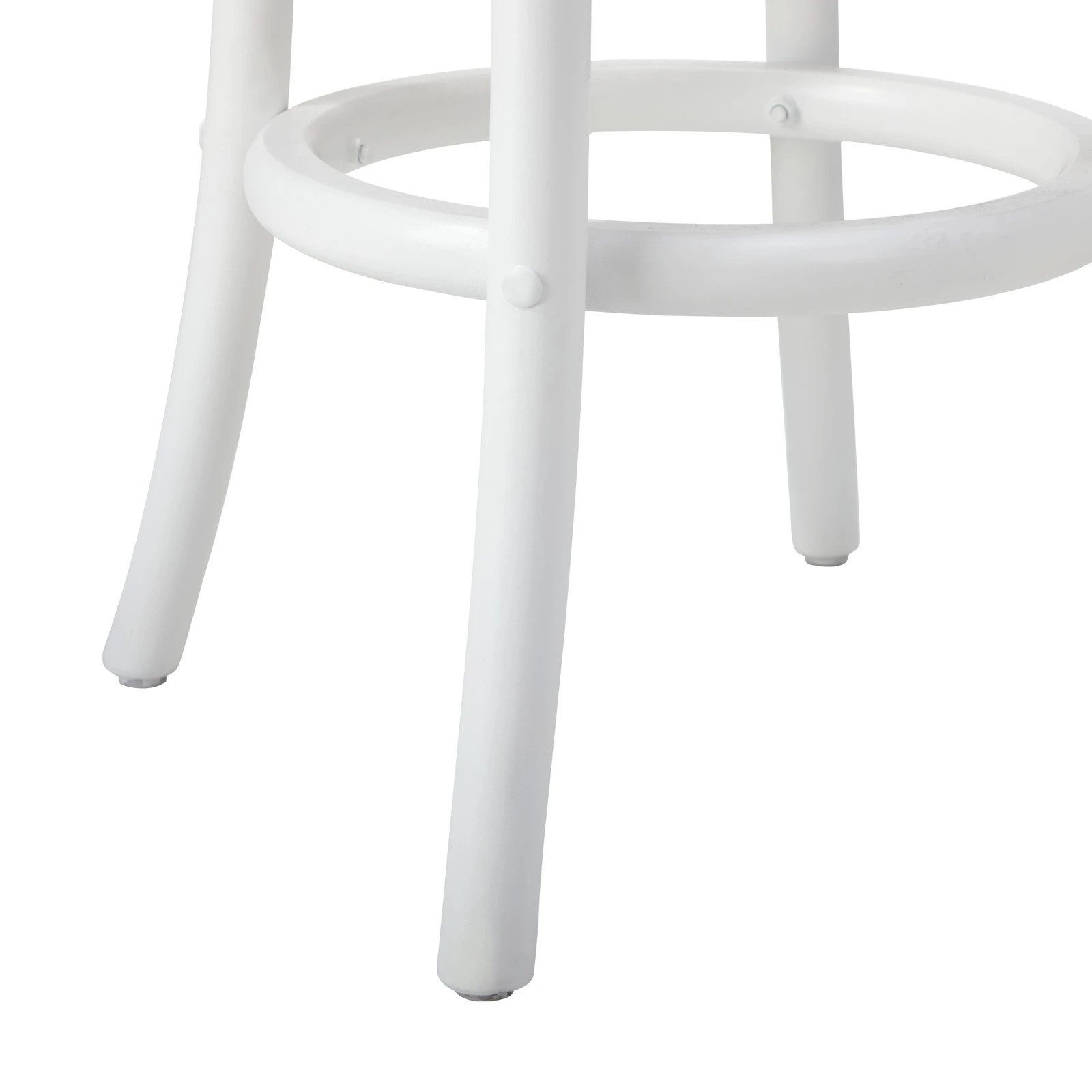 6 Oikiture Set Of 4 Bar Stools Kitchen Vintage Dining Chair Rattan Seat
 - White, 6 of 10
