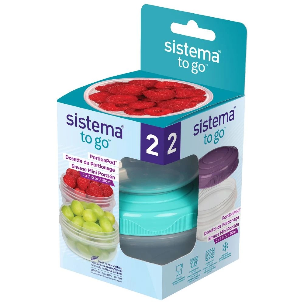 2 Sistema PortionPod TO GO 210mL 2 Pack, 2 of 2