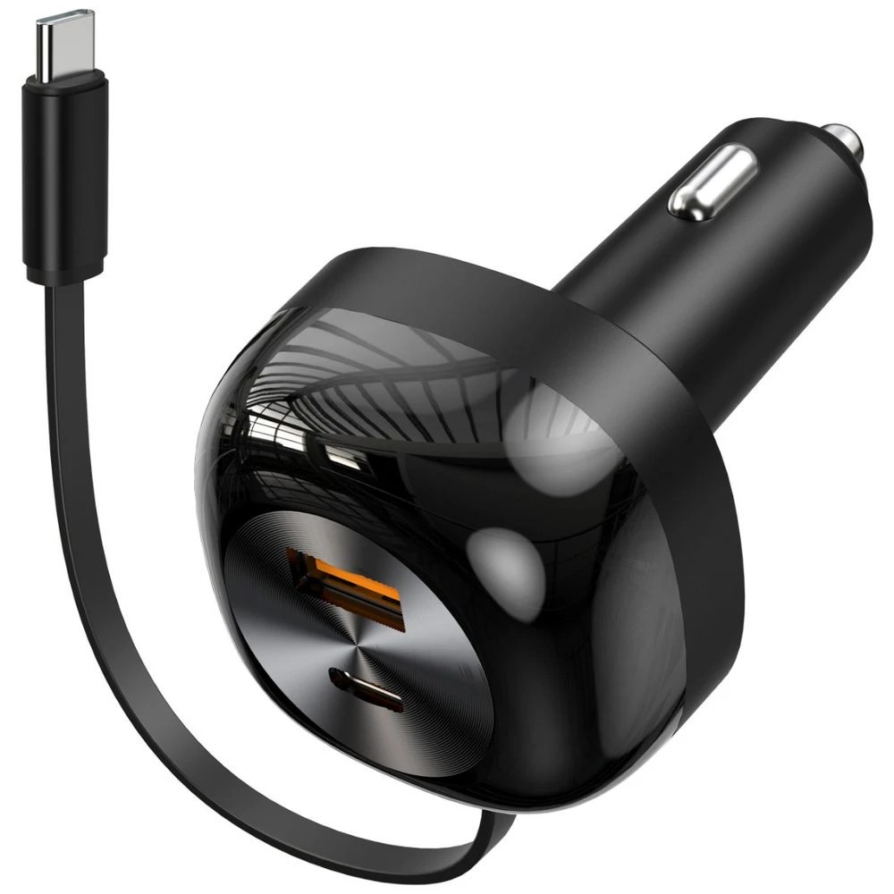 1 Comsol 3 in 1 Retractable Car Charger, 1 of 5