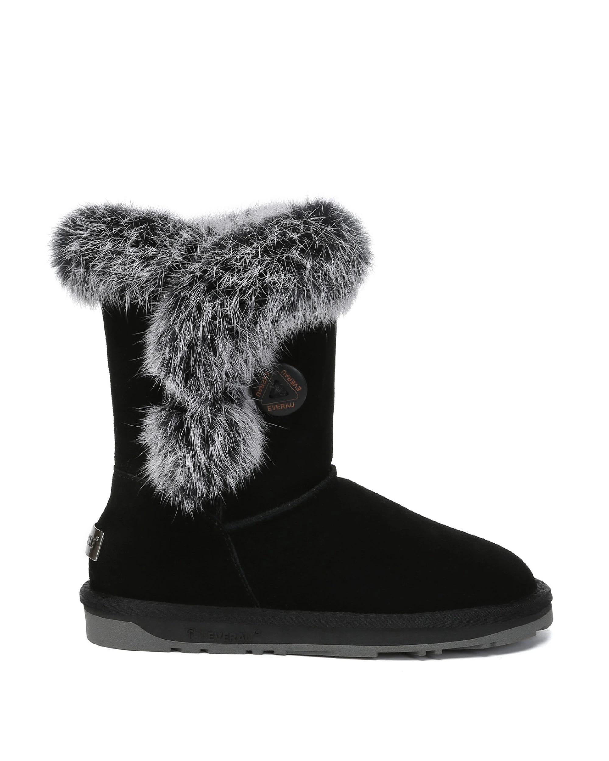 1 Everau Womens Donna Boots BLACK, 1 of 5