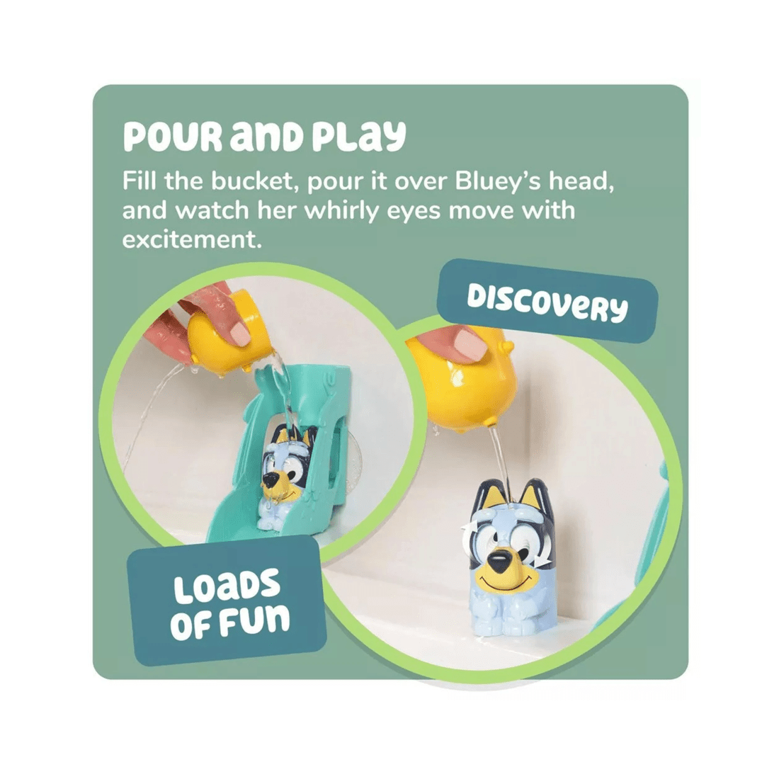 2 Tomy Toomies Bluey Waterslide Bath Toy, 2 of 6