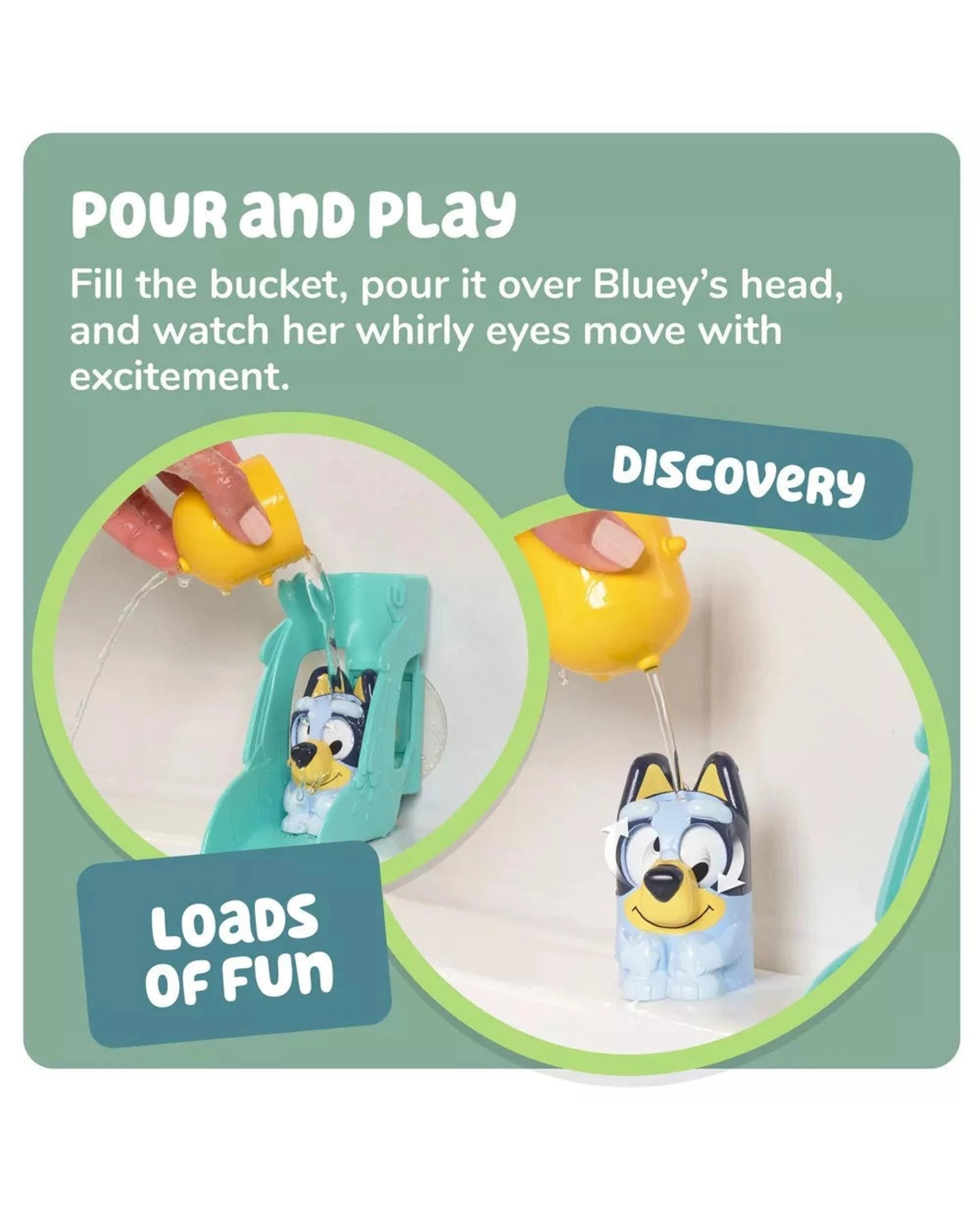 2 Tomy Toomies Bluey Waterslide Bath Toy, 2 of 6