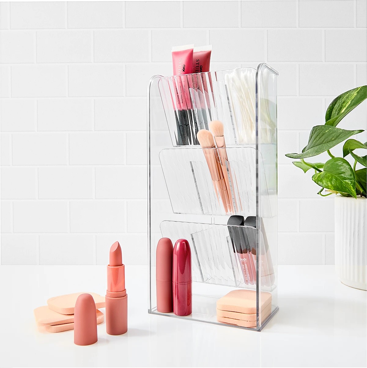 1 3 Shelf Angled Organiser, 1 of 8