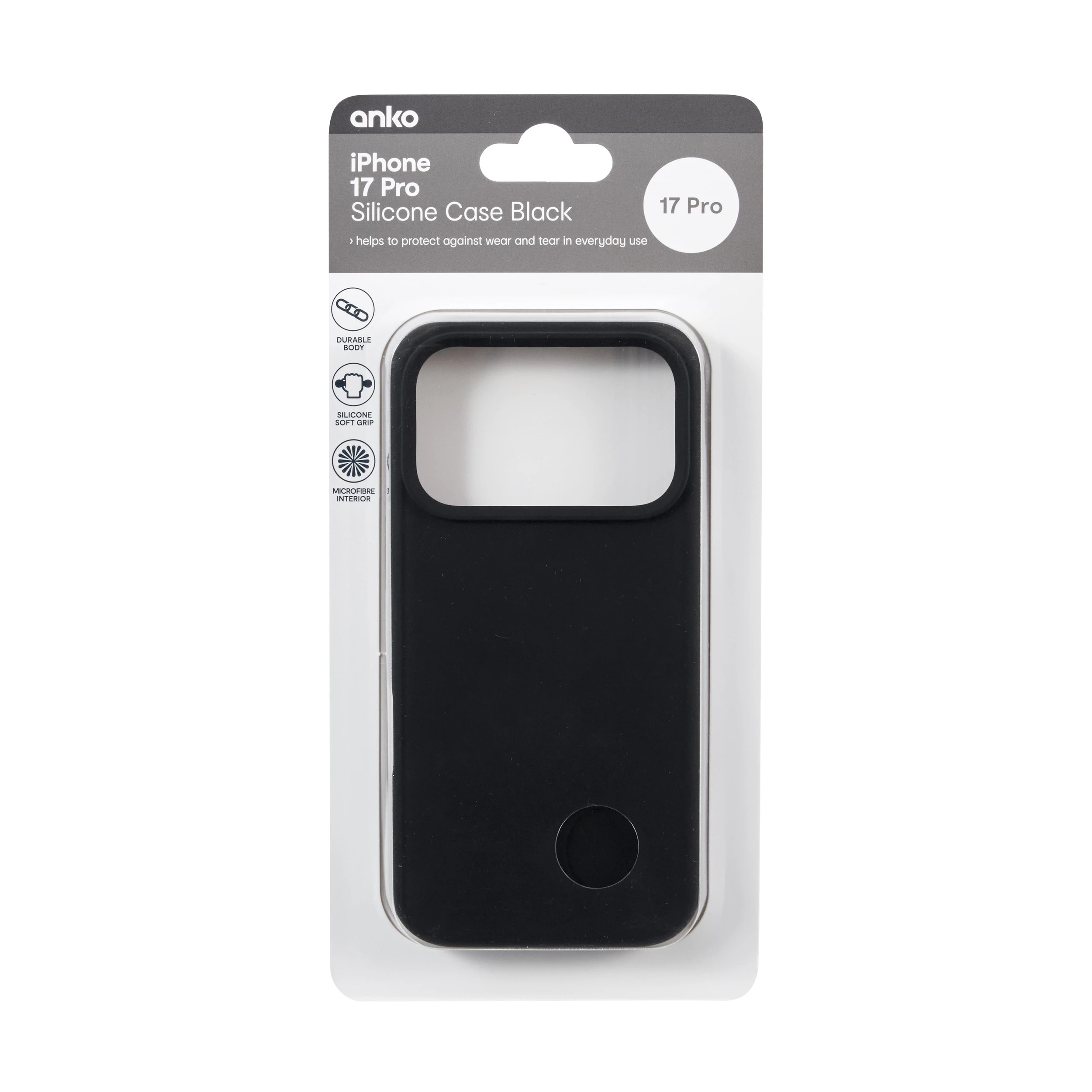 5 iPhone 17 Pro Silicone Case - Black, 5 of 6