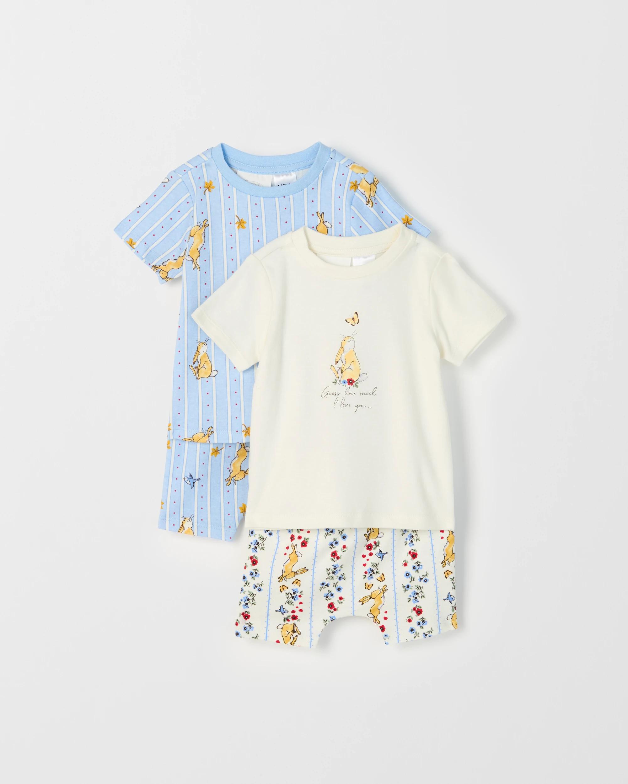 1 Guess How Much I Love You Australian Cotton 2 Pack Baby Pyjama Set GHMILY, 1 of 5