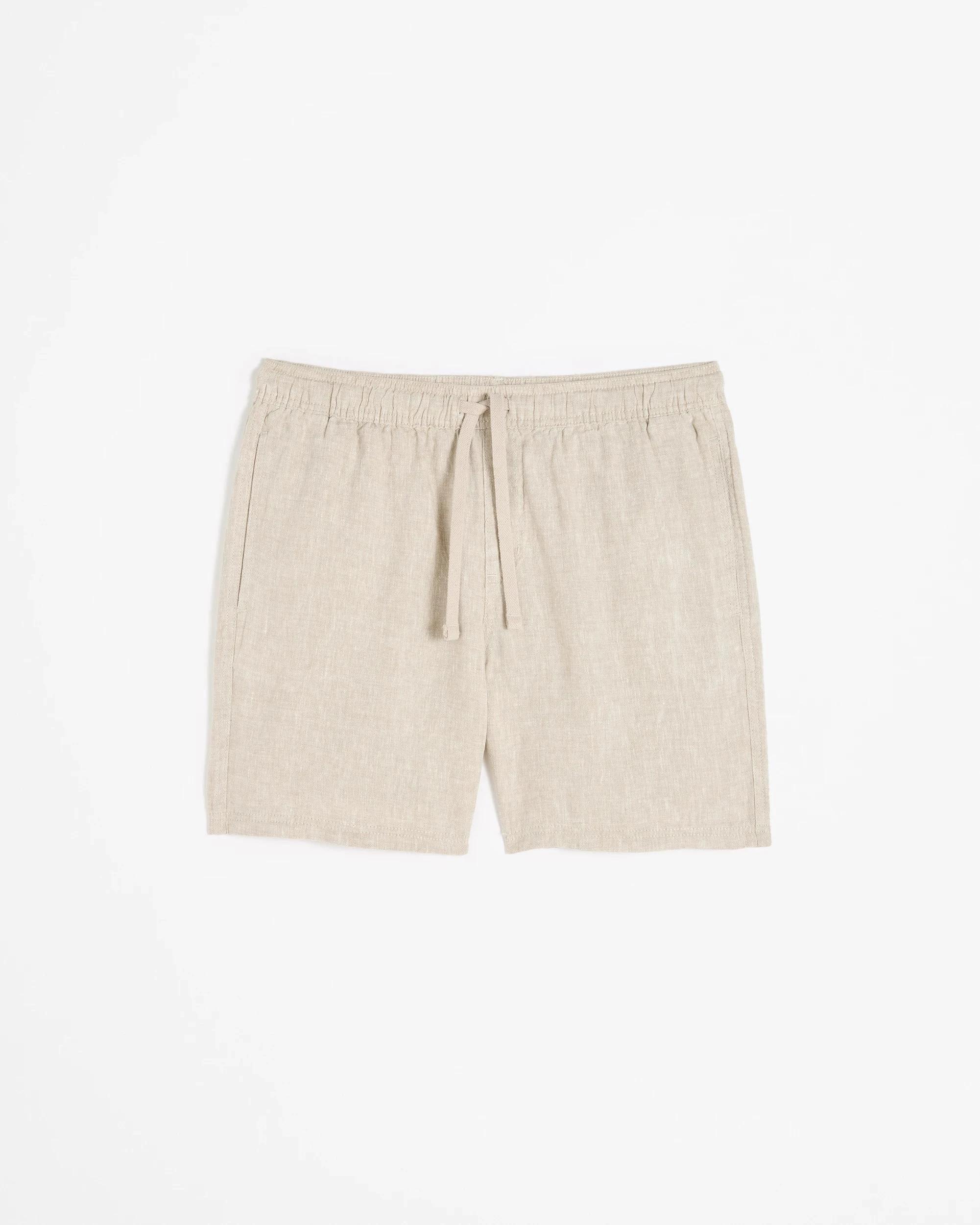 6 Target European Linen Shorts STONE, 6 of 6