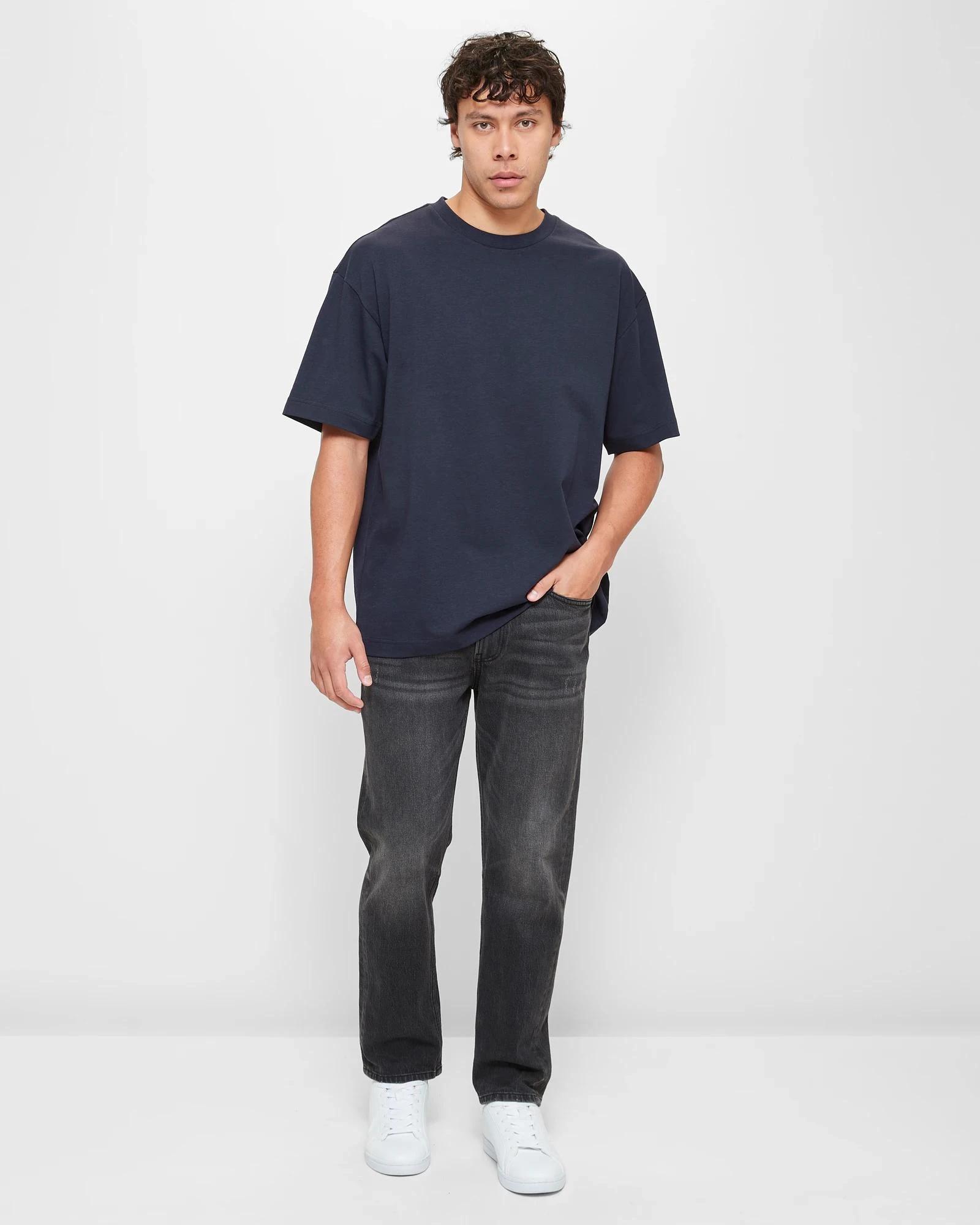 2 Commons Heavy Oversized T-Shirt NAVY, 2 of 5