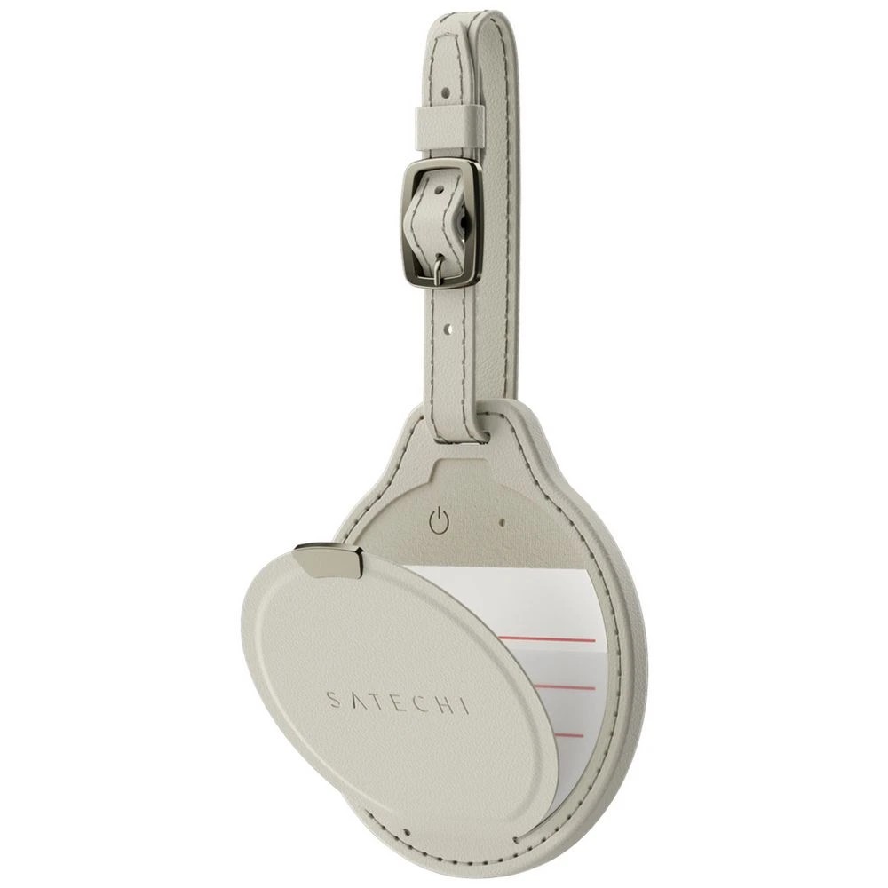 1 Satechi FindAll Vegan Leather Luggage Tag Sand, 1 of 5
