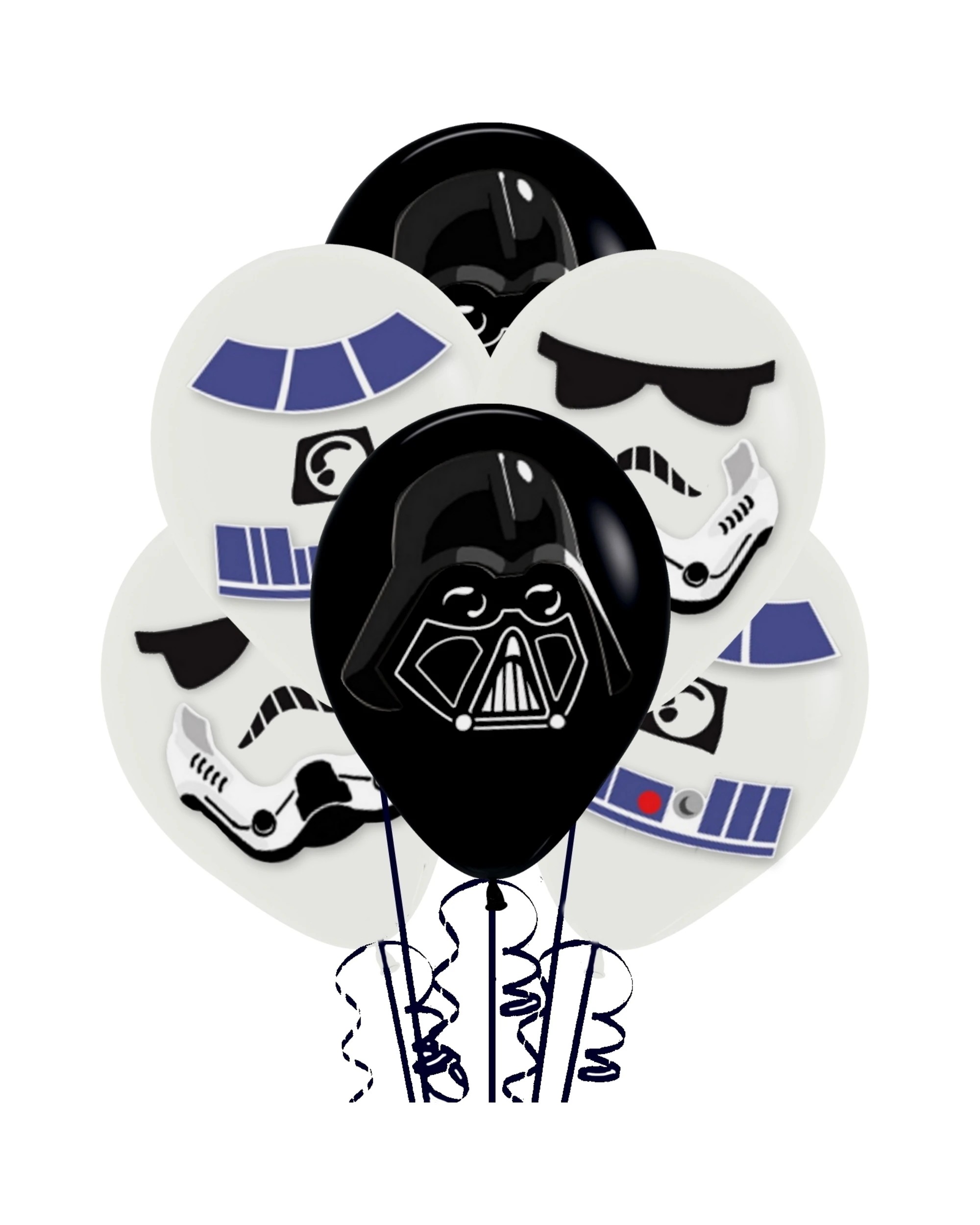 1 Amscan Star Wars Galaxy Balloon Decorating Kit Pack of 6, 1 of 2