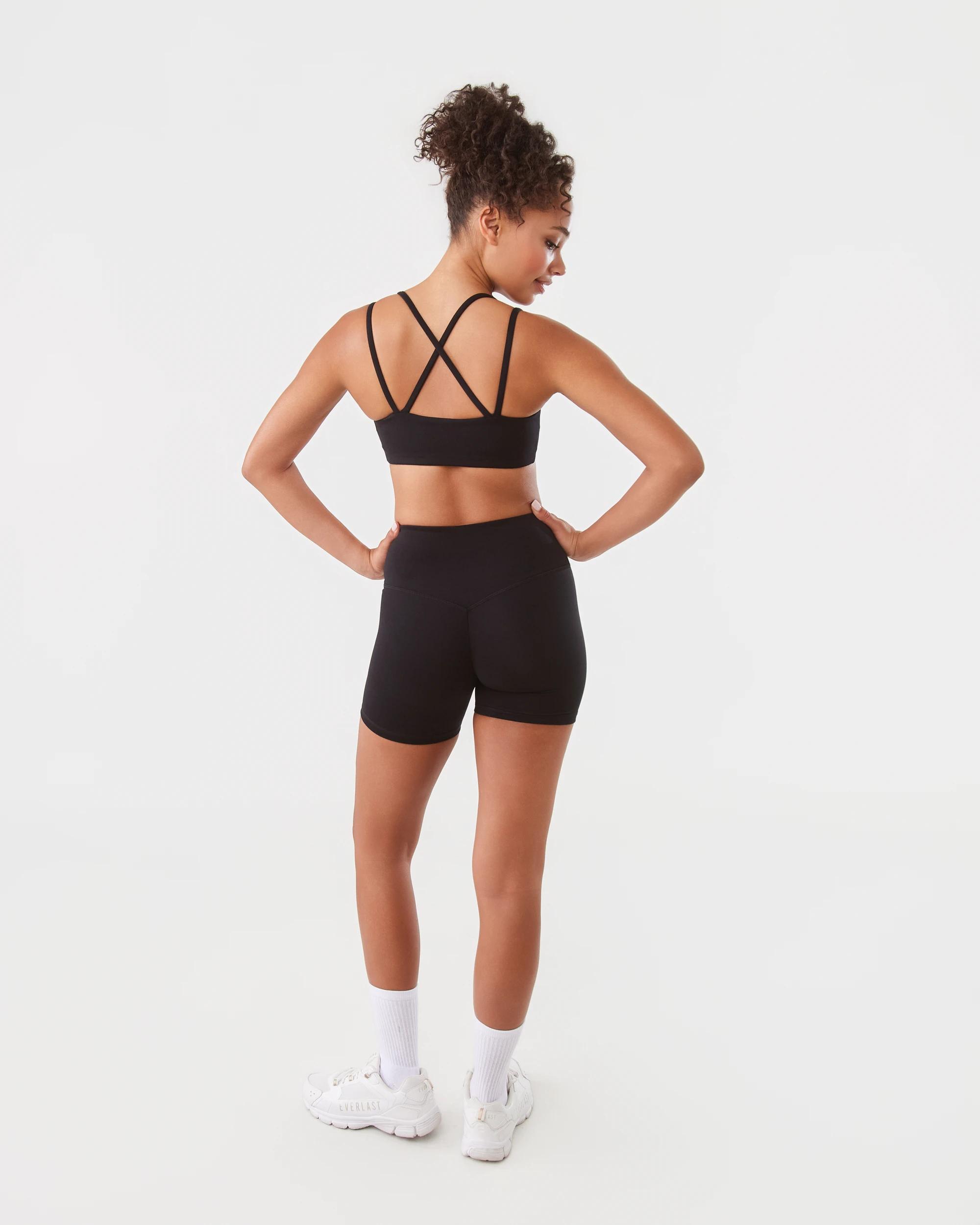 4 Everlast Womens Invisible Scrunch Shorts Black, 4 of 7