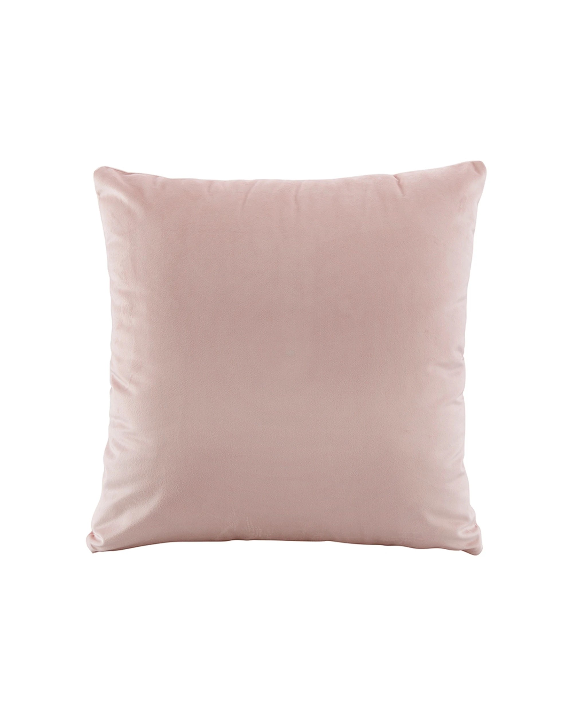 1 Bianca Vivid Coordinates Cushion Velvet 43x43cm Square Pillow Blush - Pink, 1 of 1