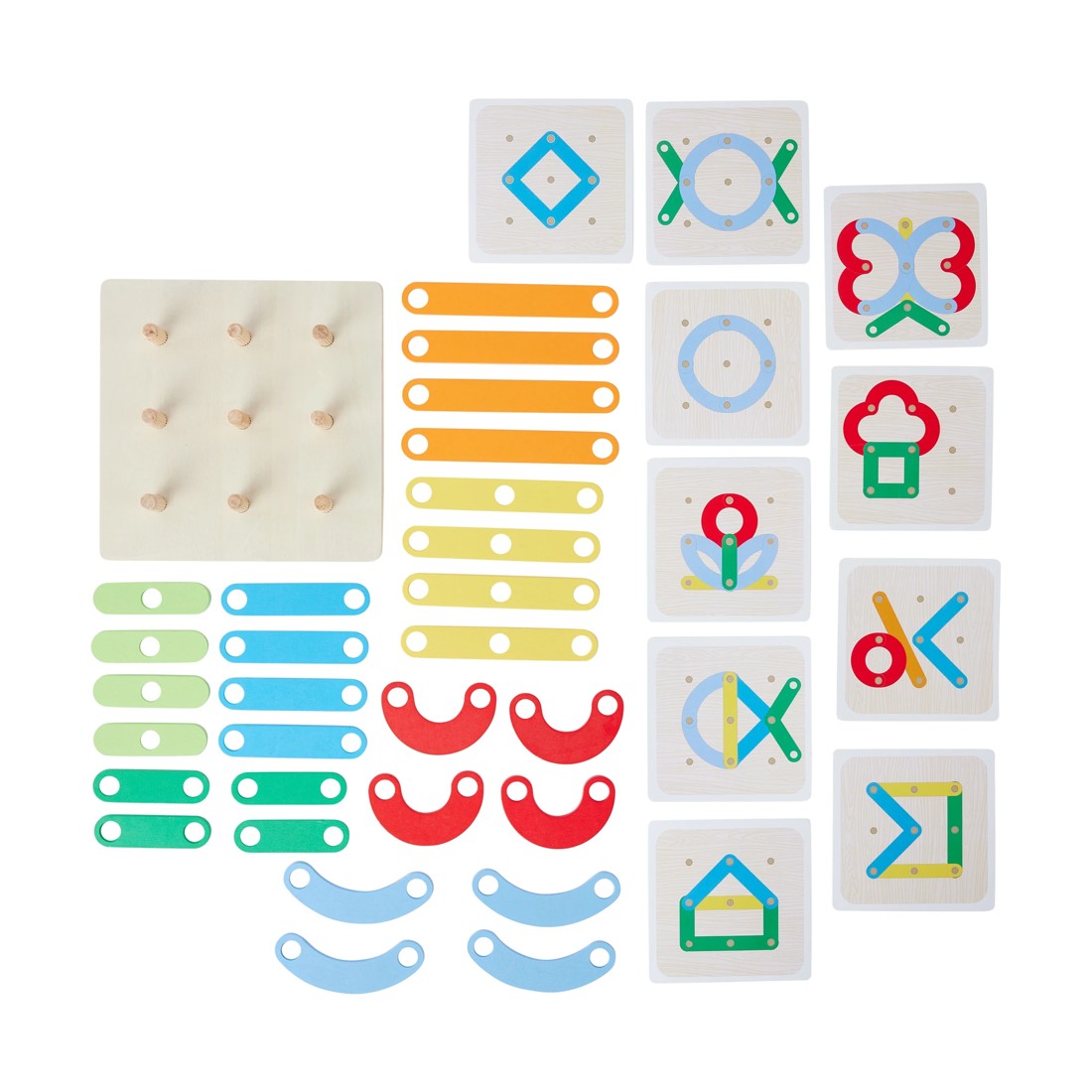 3 Wooden Play Letter and Number Peg Puzzle, 3 of 6