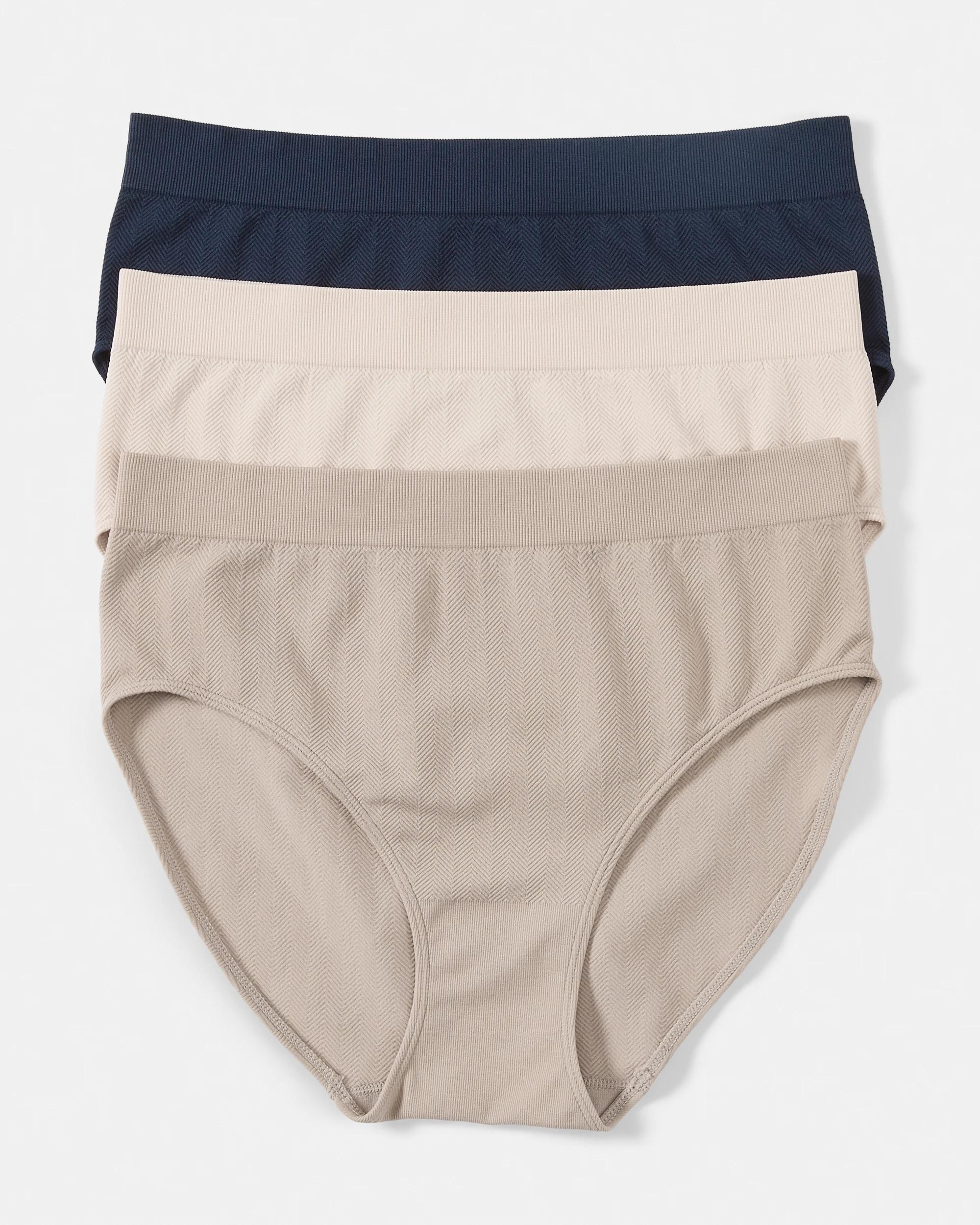 1 3 Pack Seamfree Jacquard Full Briefs Ft Cb Nb, 1 of 8