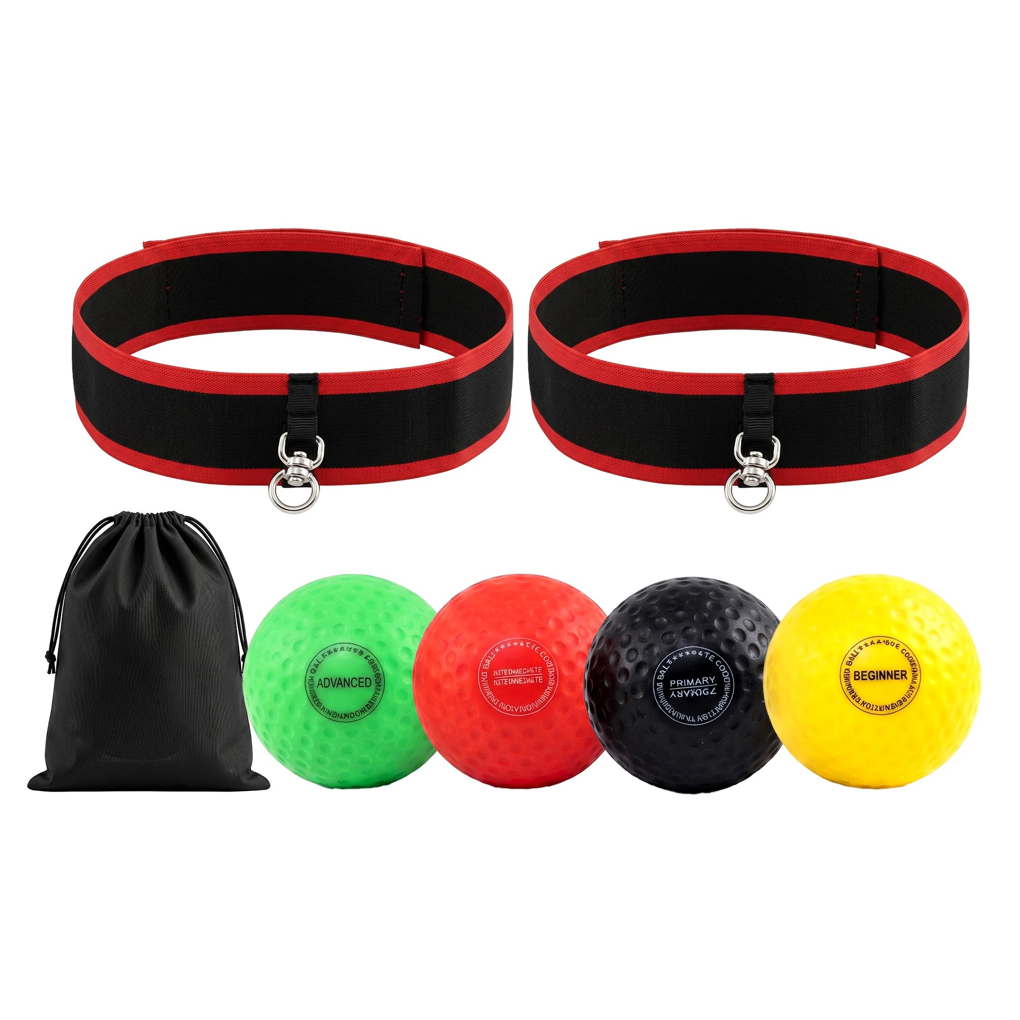 1 Everfit Boxing Reflex Ball Headband Hand Eye Coordination Stress Relief - Multi, 1 of 8